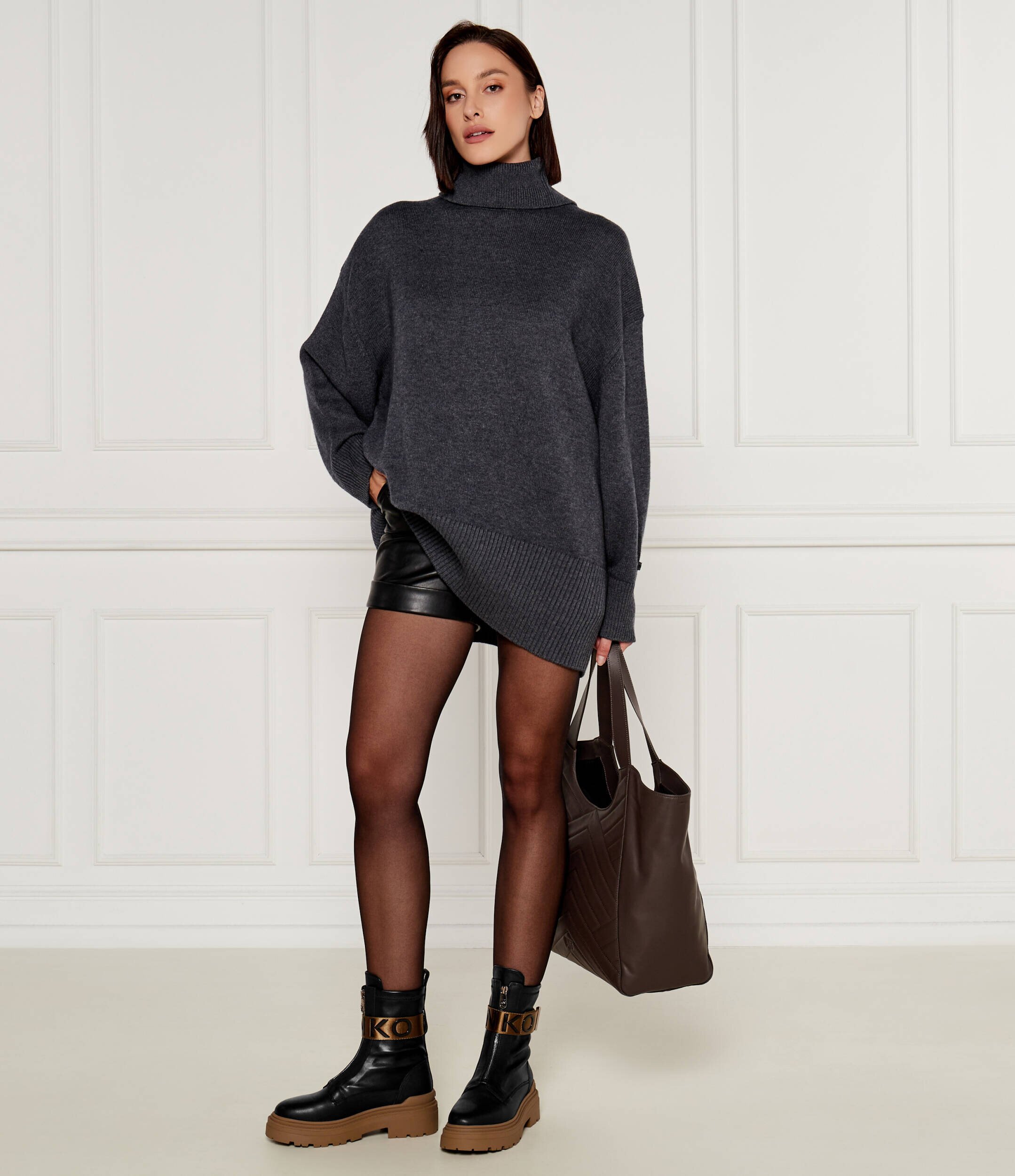 Pinko De piele botine MIA 13
