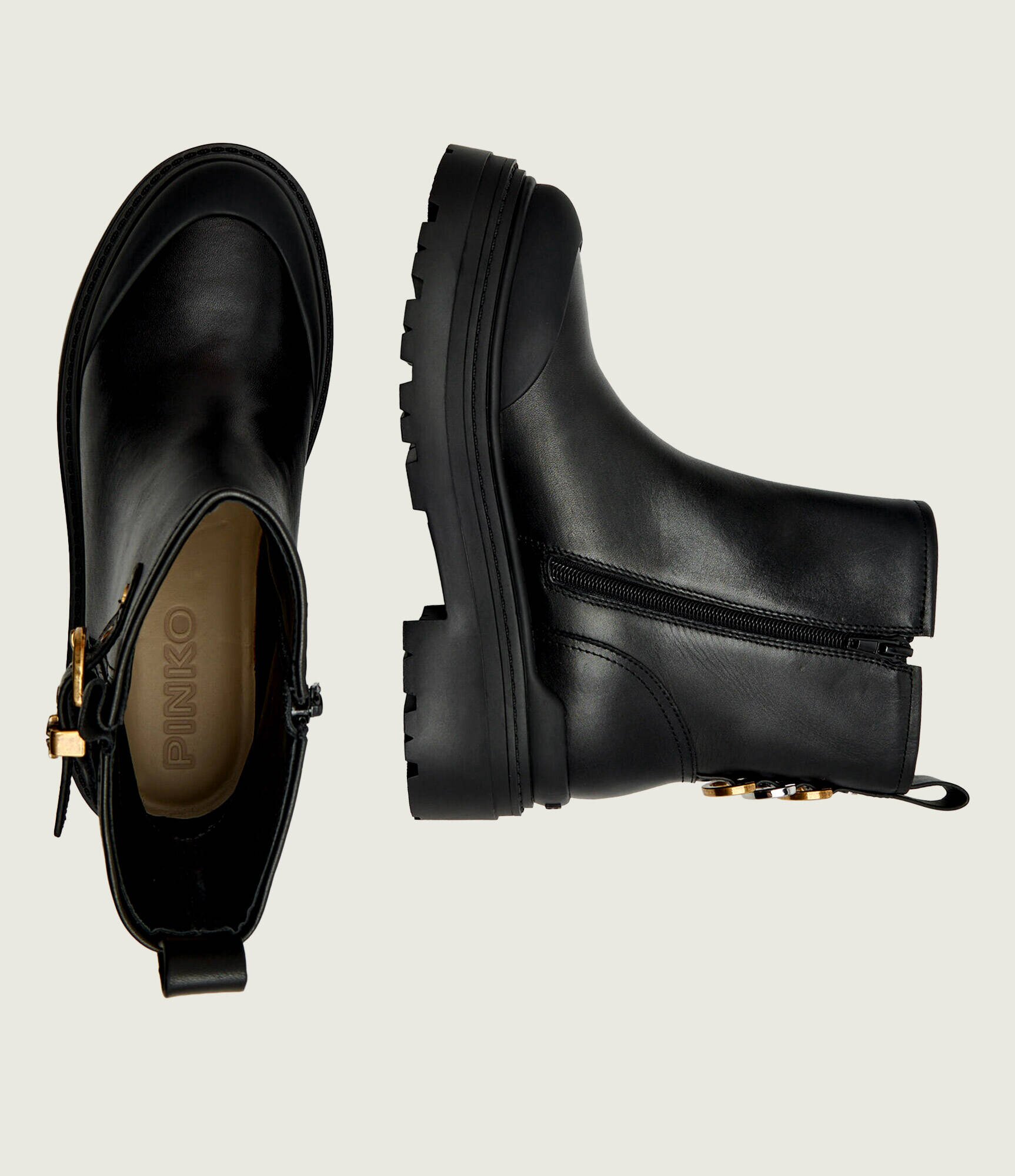 Pinko De piele botine MIA 21