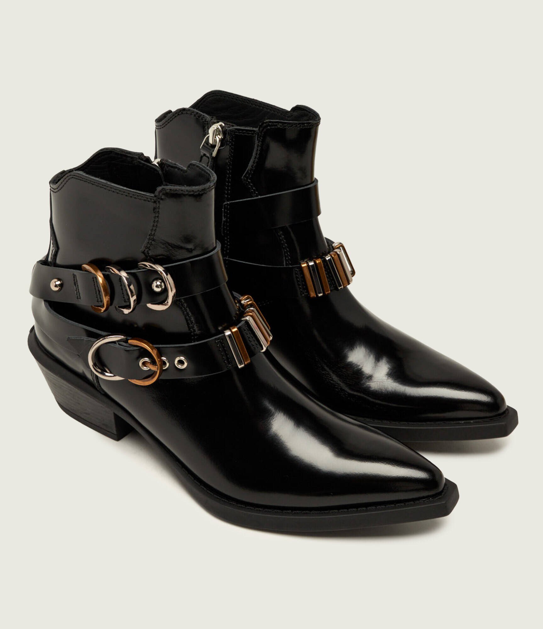 Pinko De piele cizme cowboy TEX 13