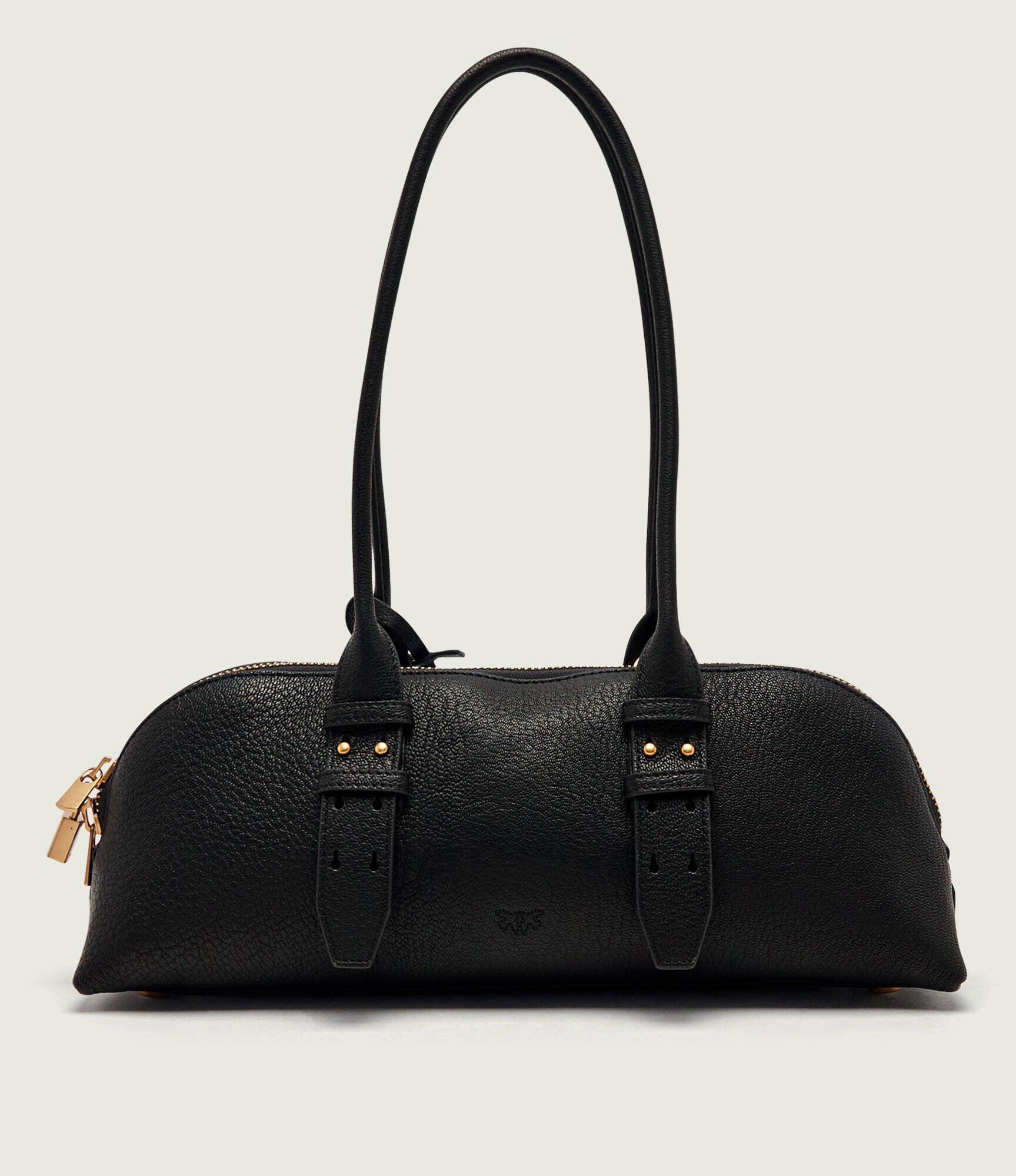 Pinko De piele cufăr Bowling Horizontal Big