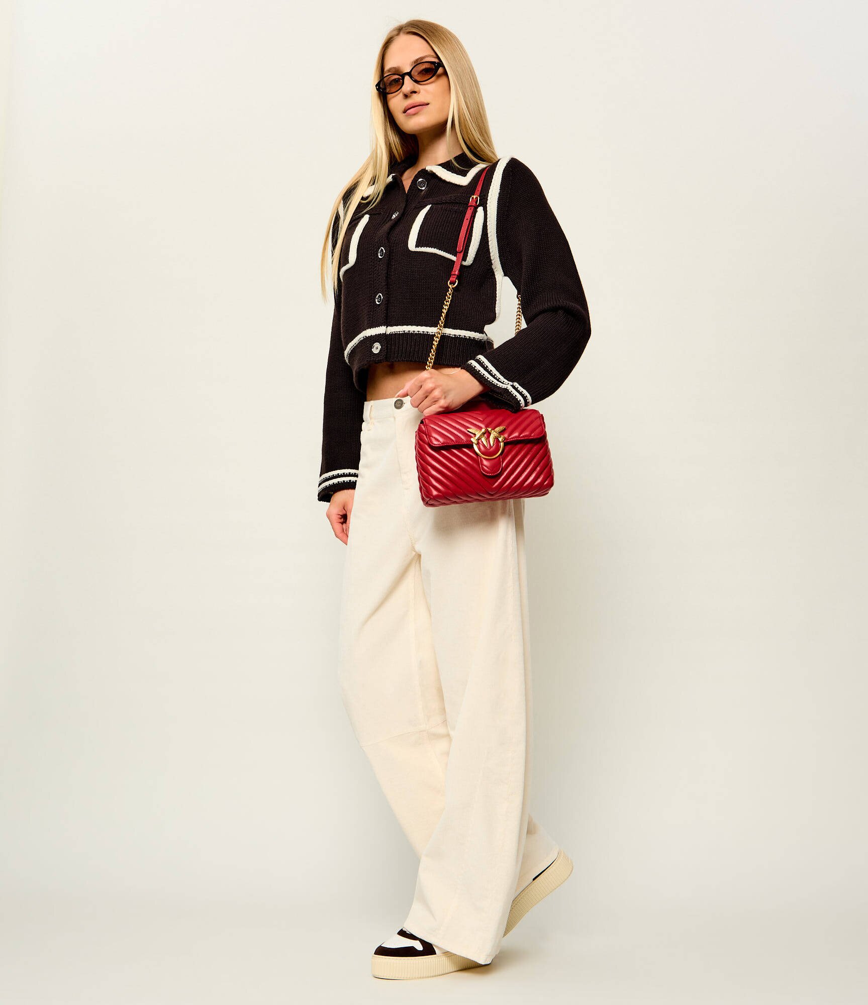 Pinko De piele cufăr Love Lady Puff