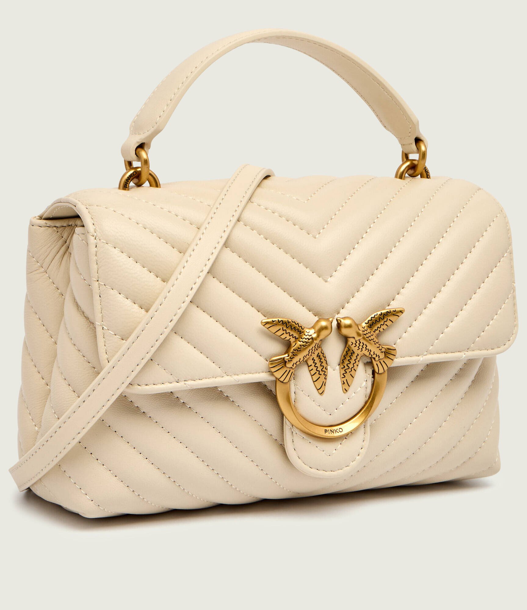 Pinko De piele cufăr LOVE LADY PUFF