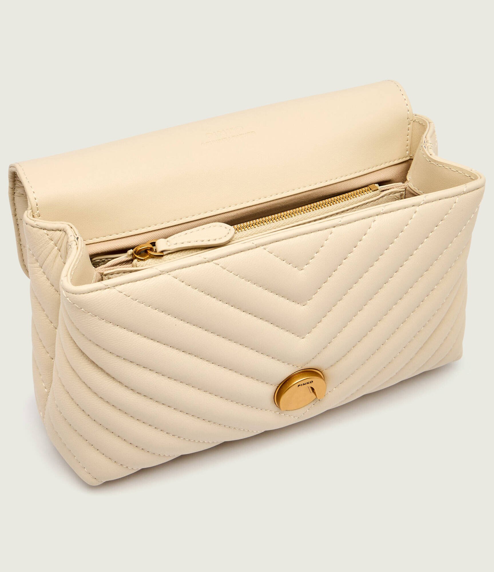 Pinko De piele cufăr LOVE LADY PUFF