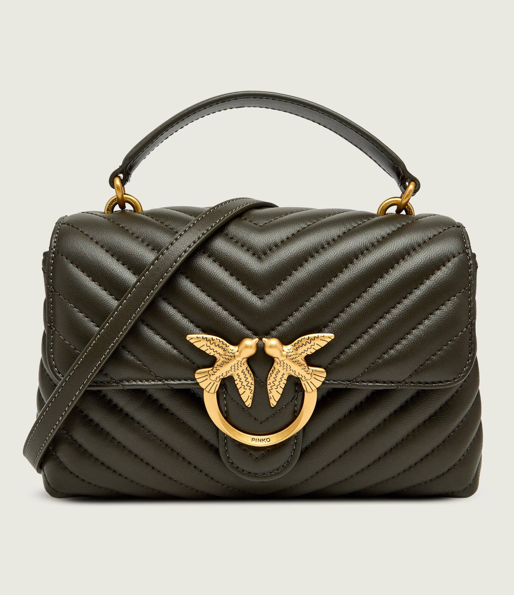 Pinko De piele cufăr LOVE LADY PUFF