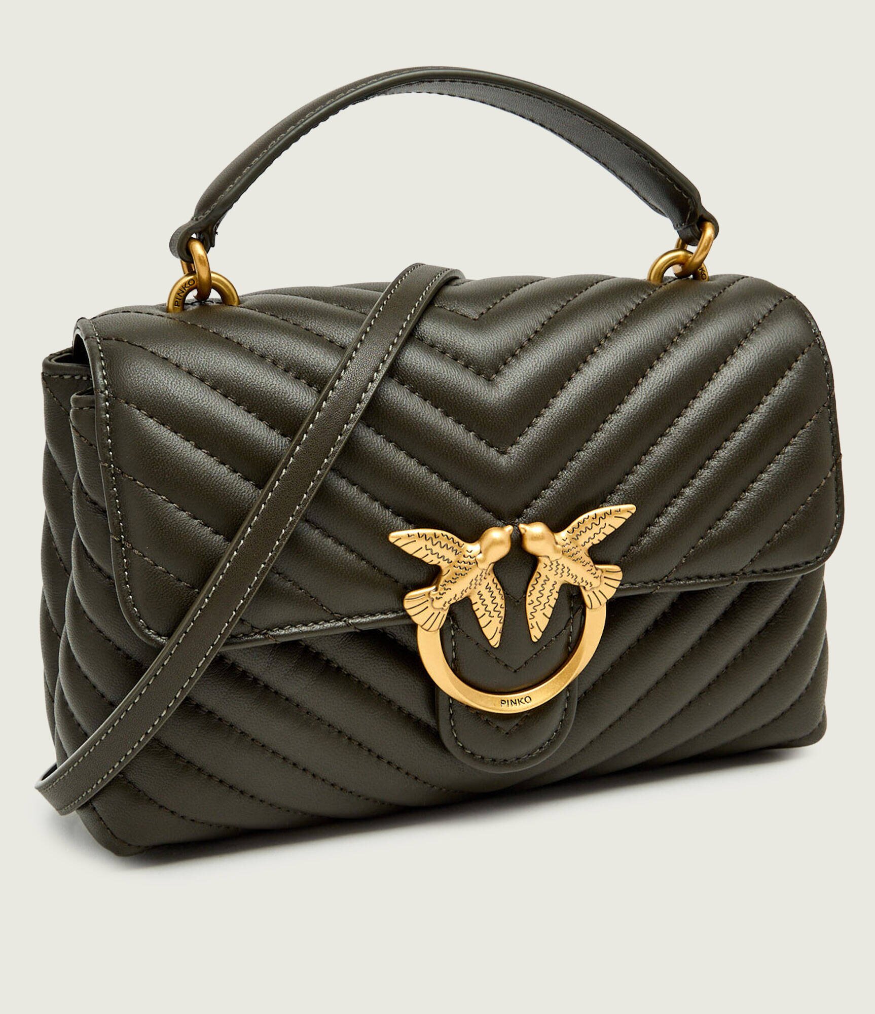 Pinko De piele cufăr LOVE LADY PUFF