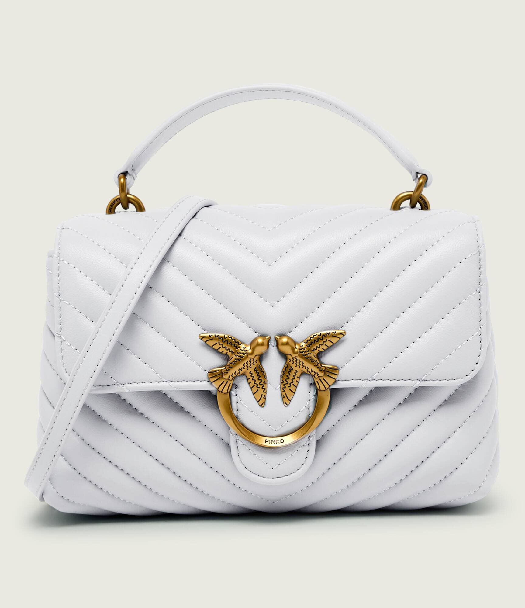 Pinko De piele cufăr LOVE LADY PUFF MINI