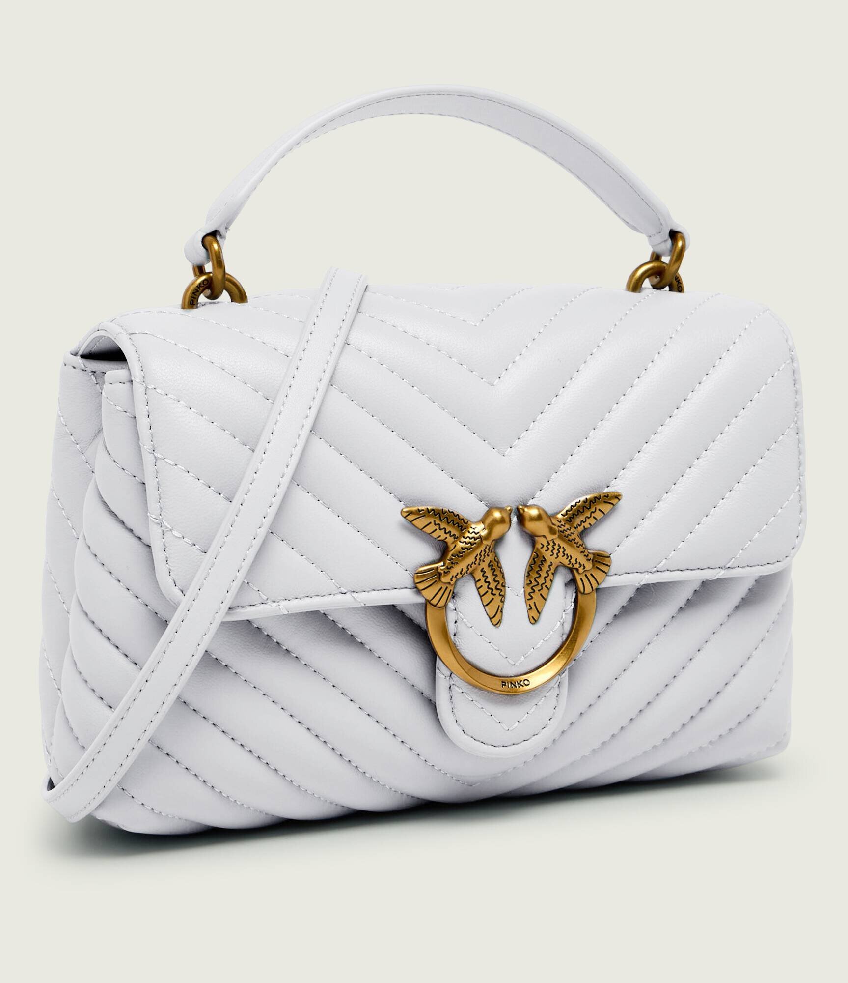 Pinko De piele cufăr LOVE LADY PUFF MINI
