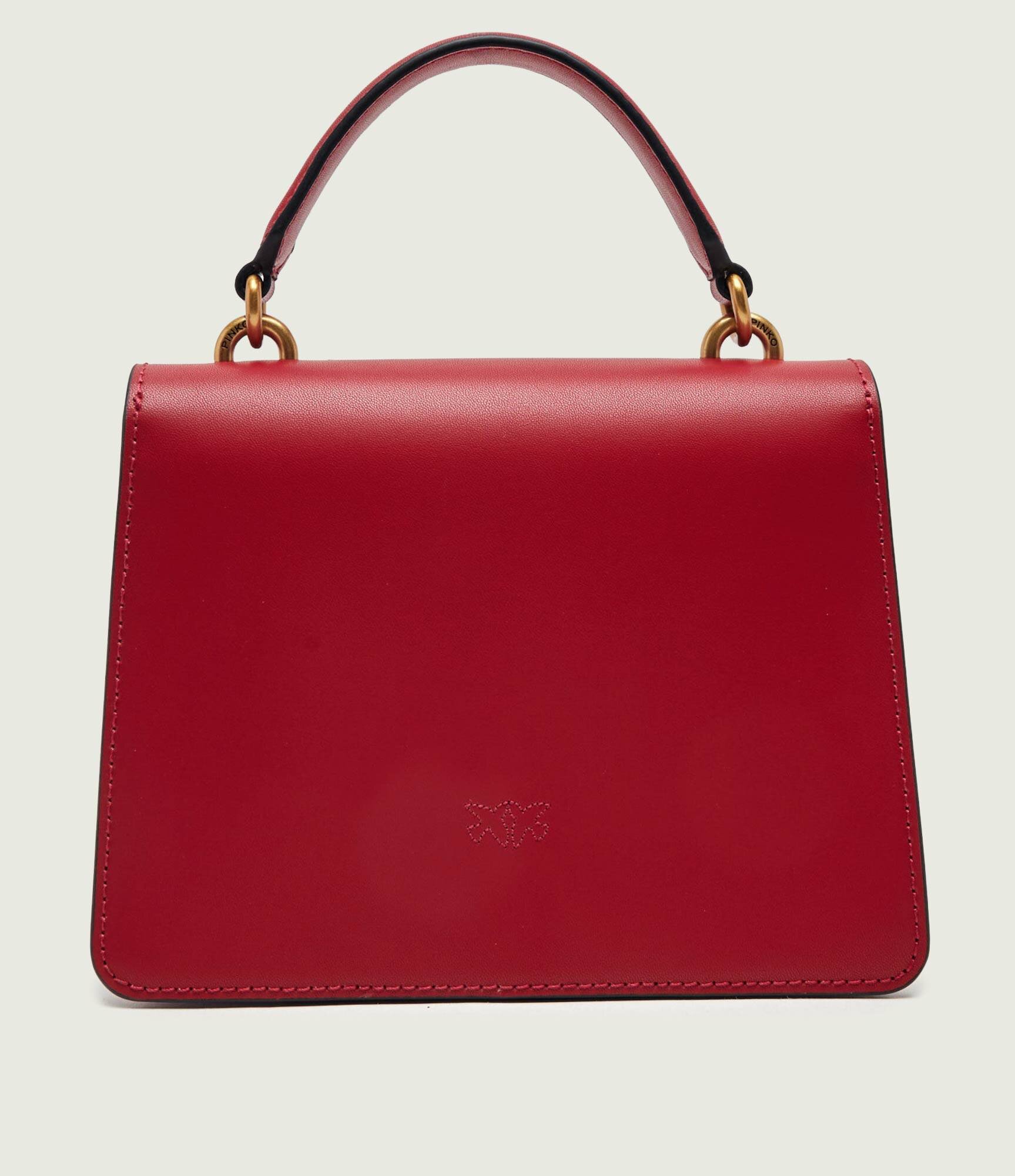 Pinko De piele cufăr Love One Mini