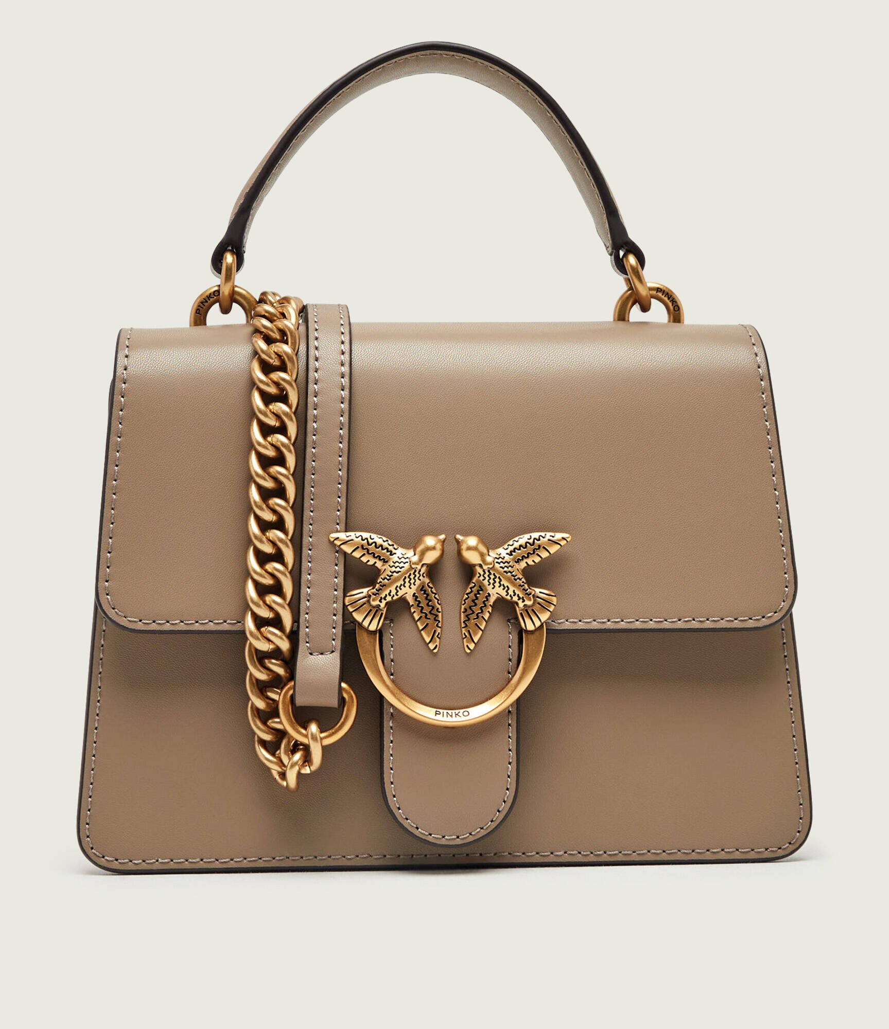 Pinko De piele cufăr Love One Mini