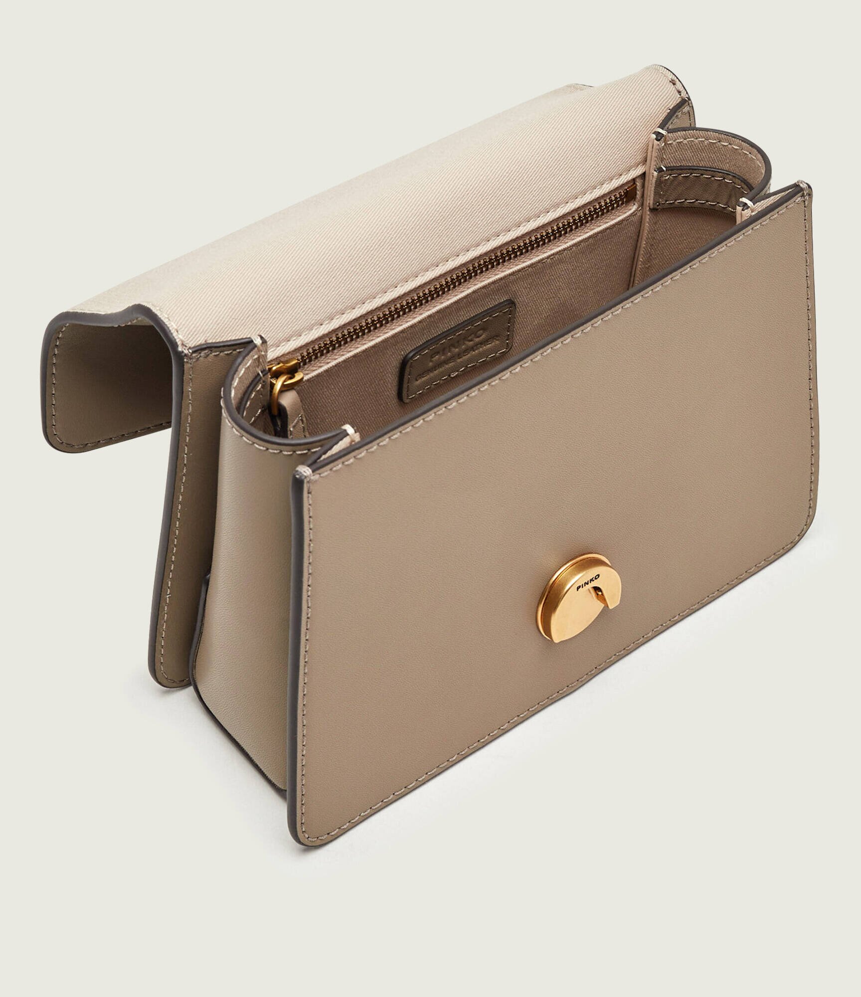 Pinko De piele cufăr Love One Mini