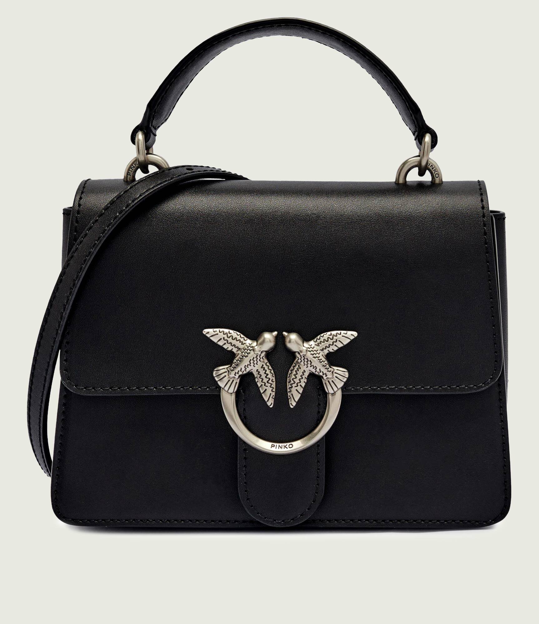 Pinko De piele cufăr Love One Mini
