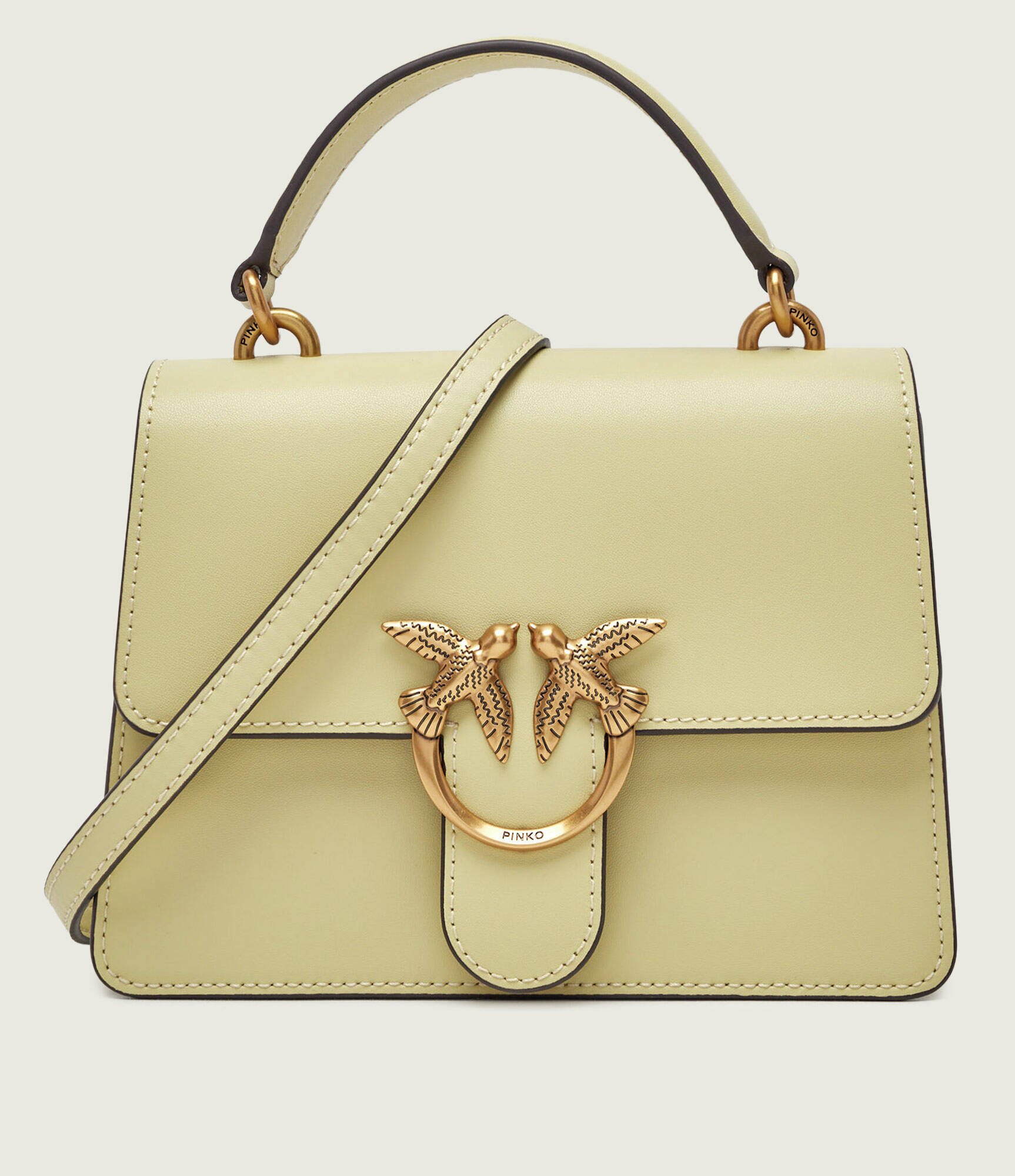Pinko De piele cufăr Love One Mini