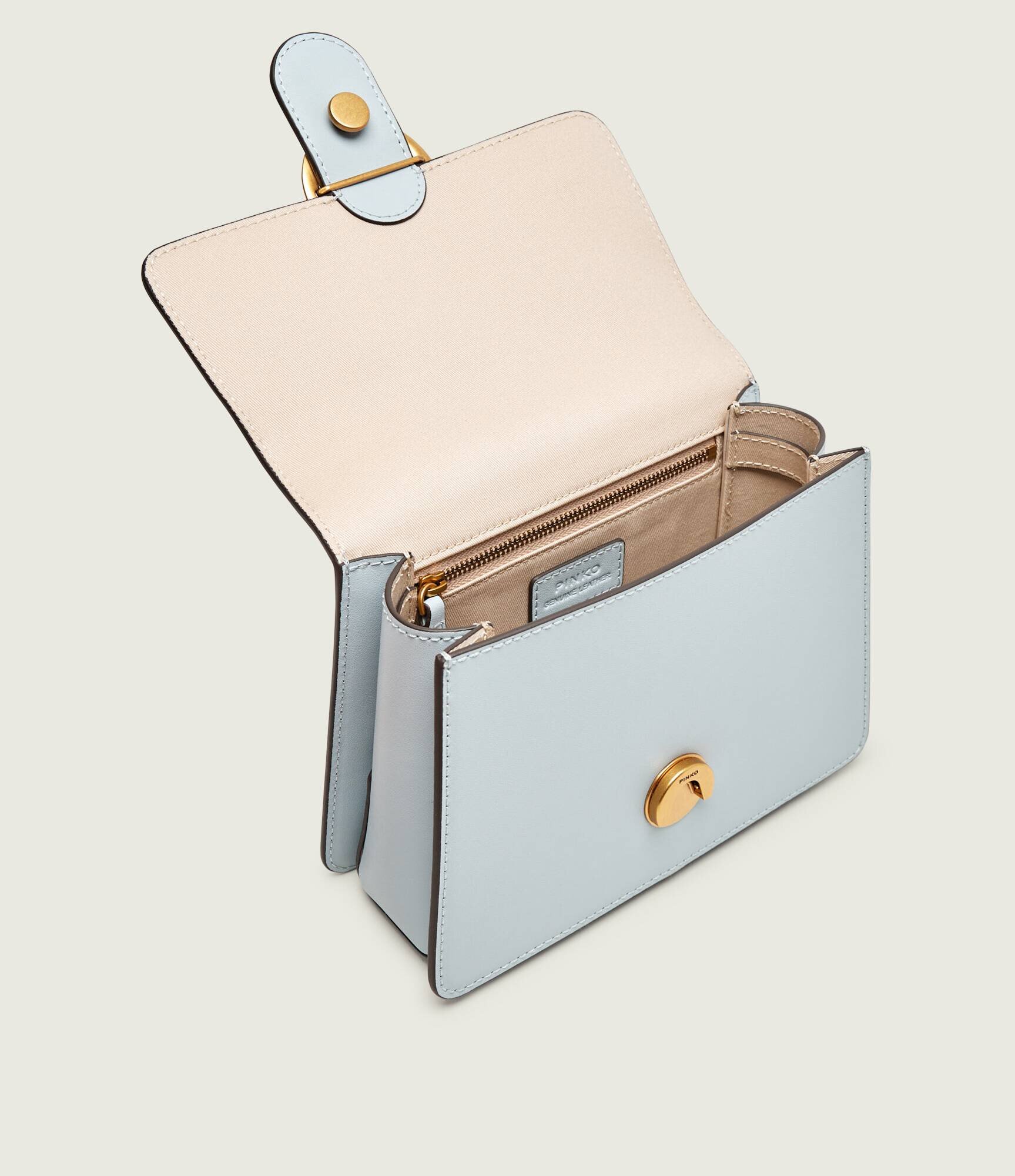 Pinko De piele cufăr LOVE ONE MINI