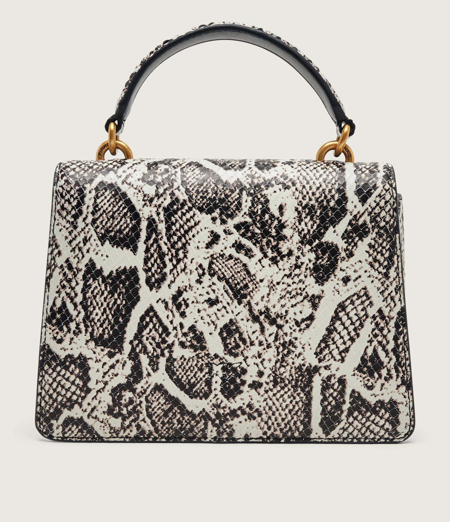 Pinko De piele cufăr Love One top Handle Mini