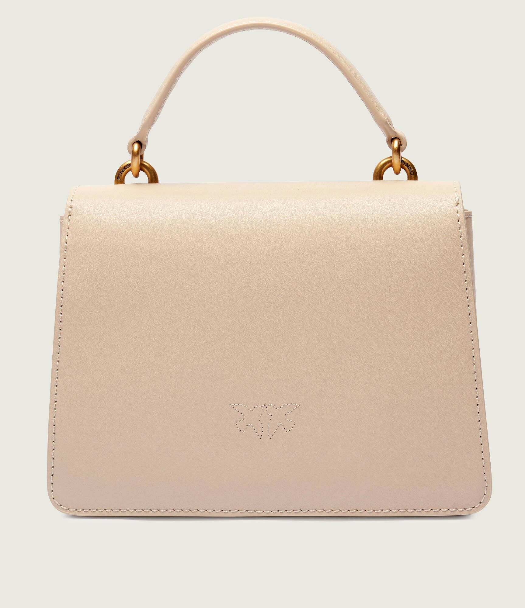 Pinko De piele cufăr Love One Top Handle Mini