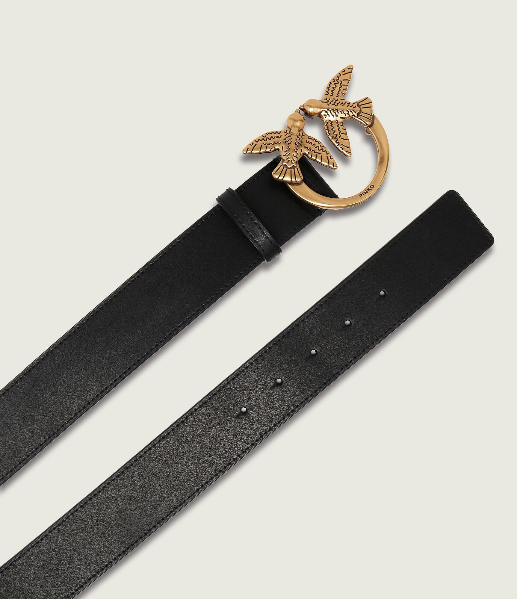 Pinko De piele curea LOVE BERRY H4 BELT VITELLO SET
