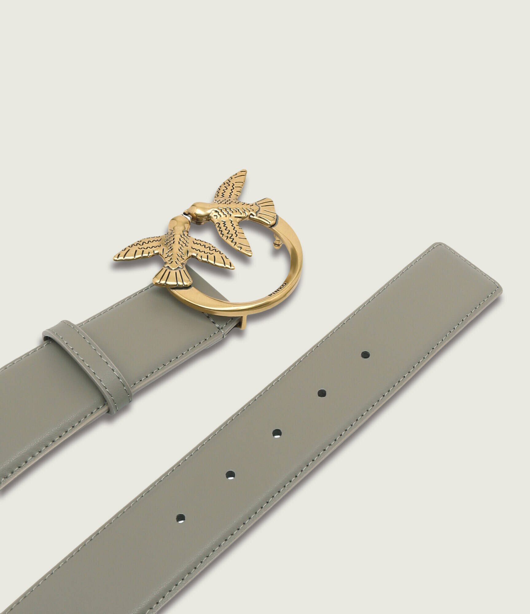 Pinko De piele curea LOVE BERRY H4 BELT VITELLO SET