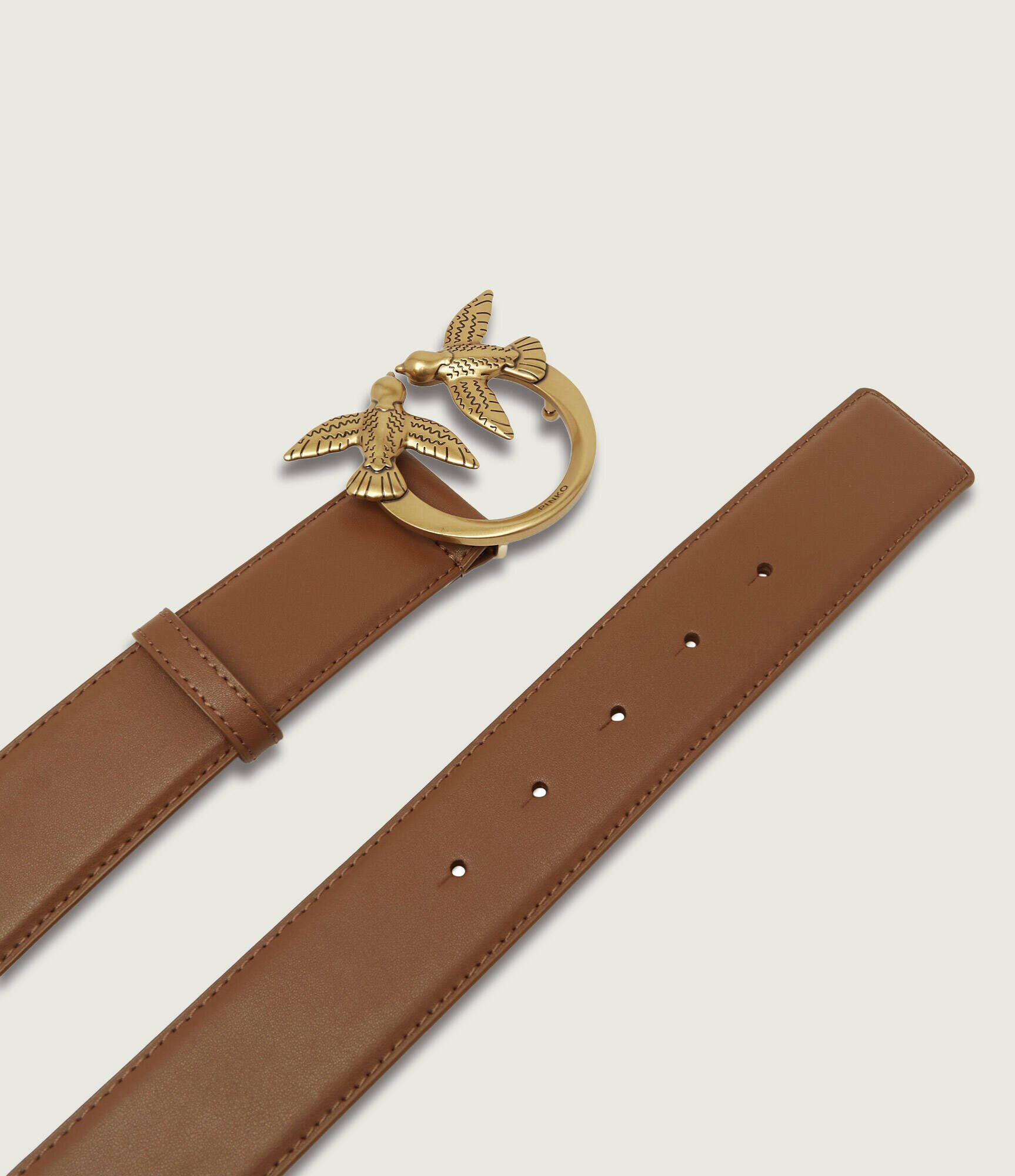 Pinko De piele curea LOVE BERRY H4 BELT VITELLO SET