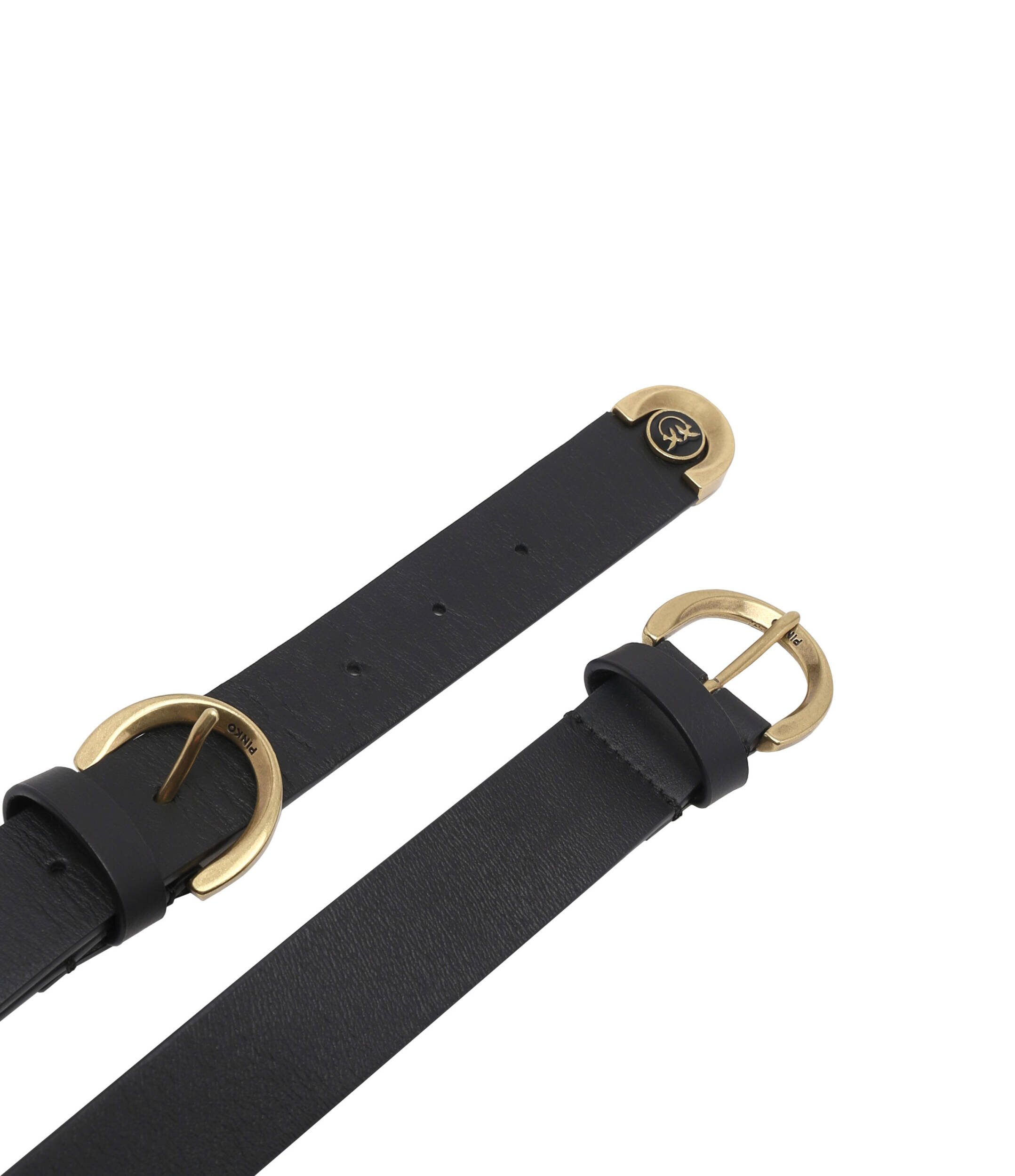 Pinko De piele curea NADAL H3 BELT VITELLO