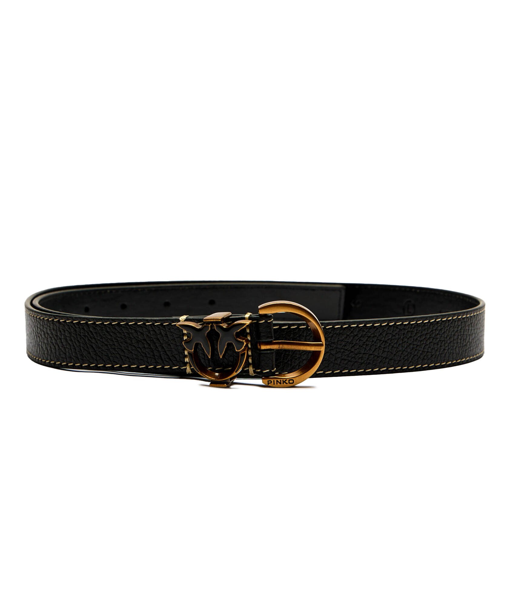Pinko De piele curea TAMBORIL