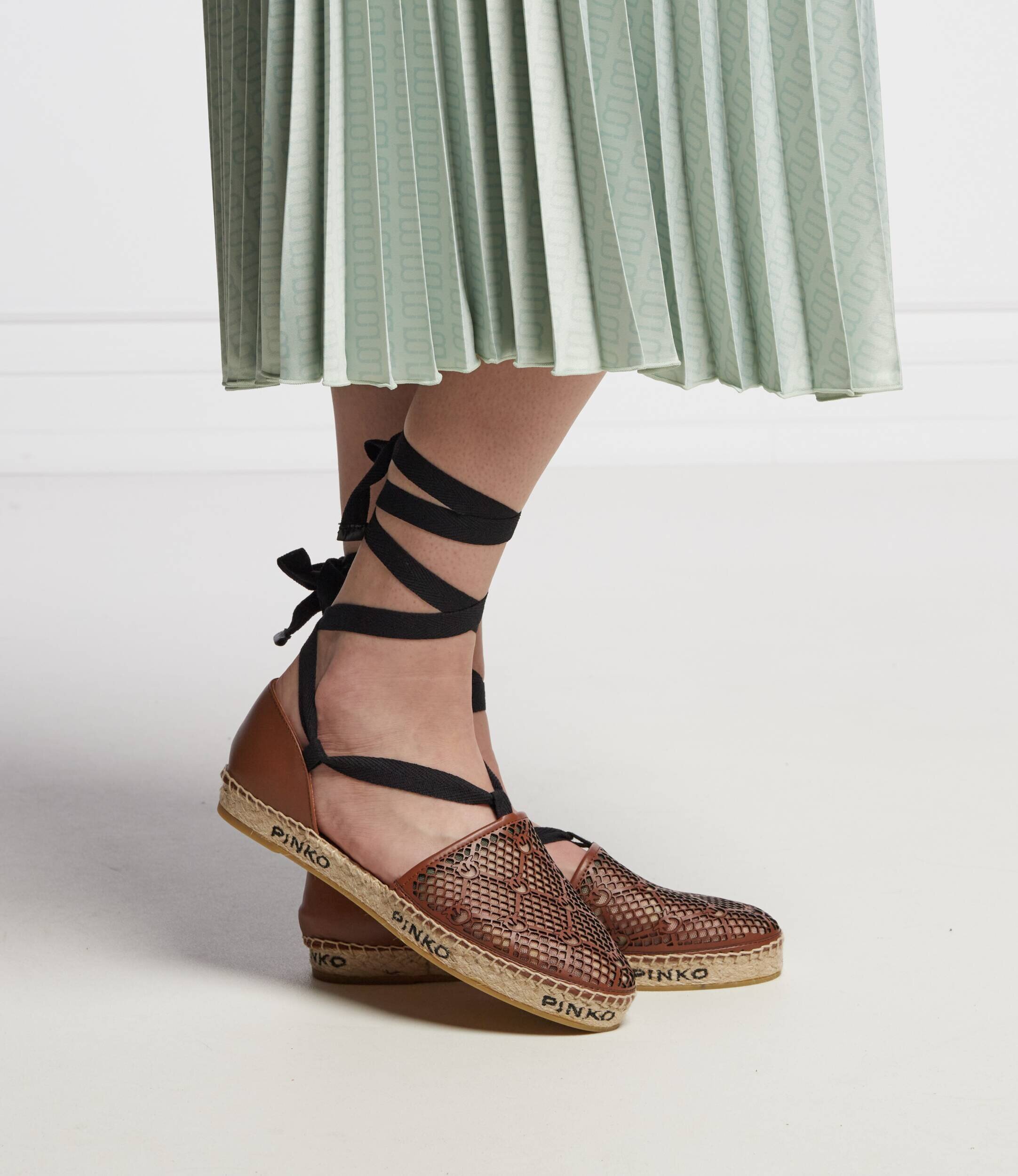 Pinko De piele espadrile Angelica