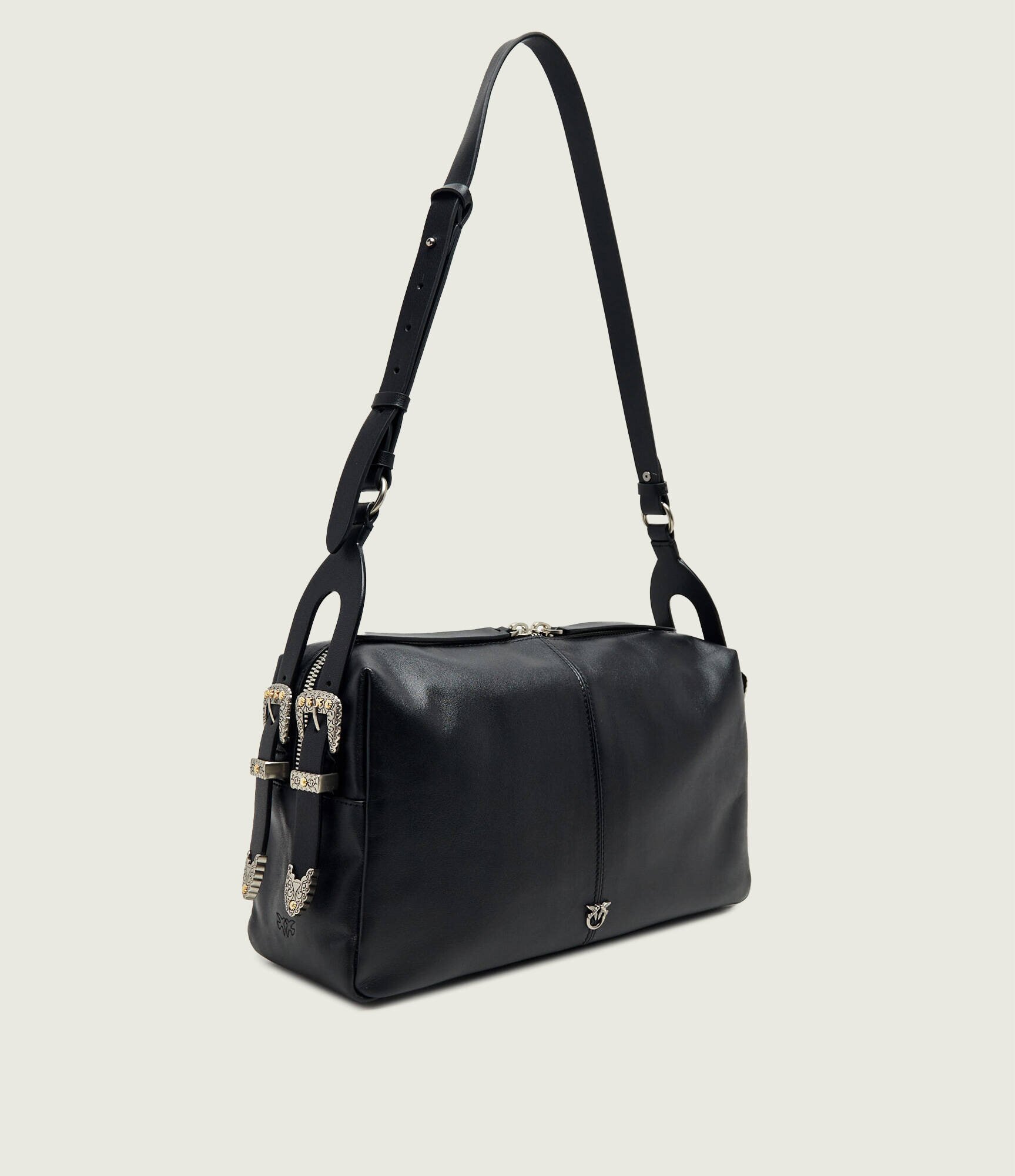 Pinko De piele geantă pe umăr 24 Classic New Biker