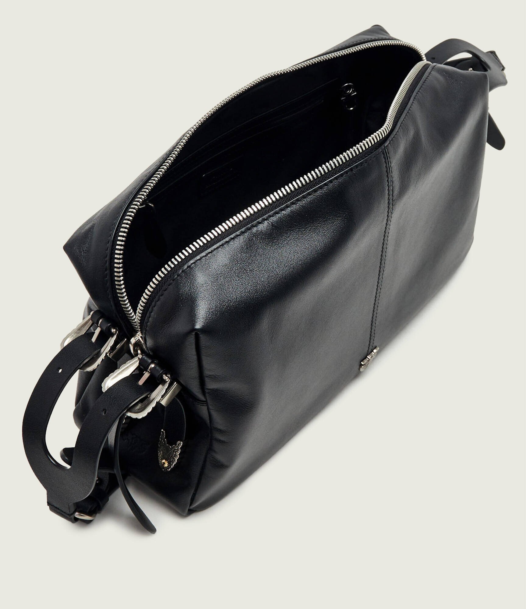 Pinko De piele geantă pe umăr 24 Classic New Biker