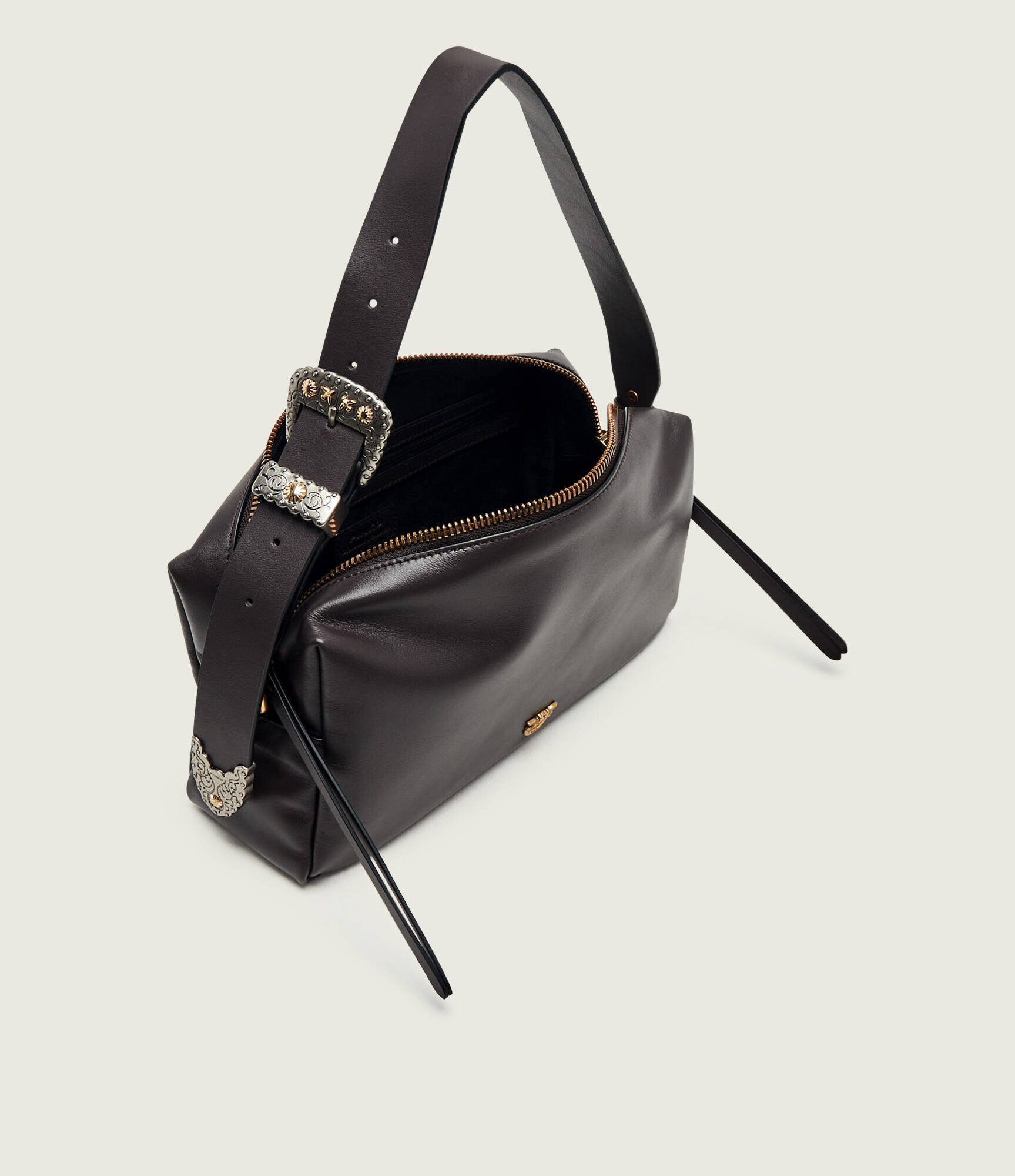 Pinko De piele geantă pe umăr Bauletto