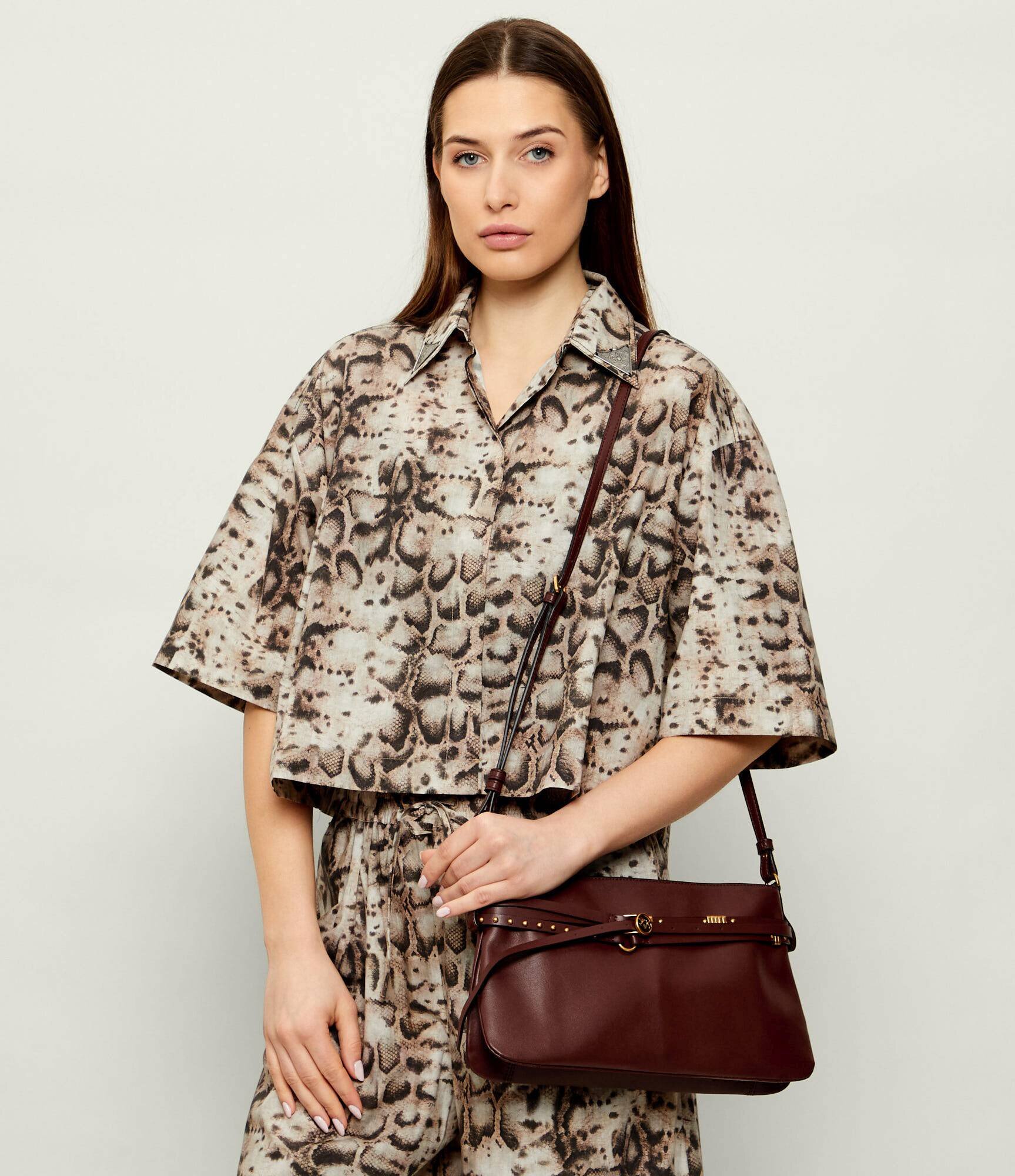 Pinko De piele geantă pe umăr Belt Bag Classic