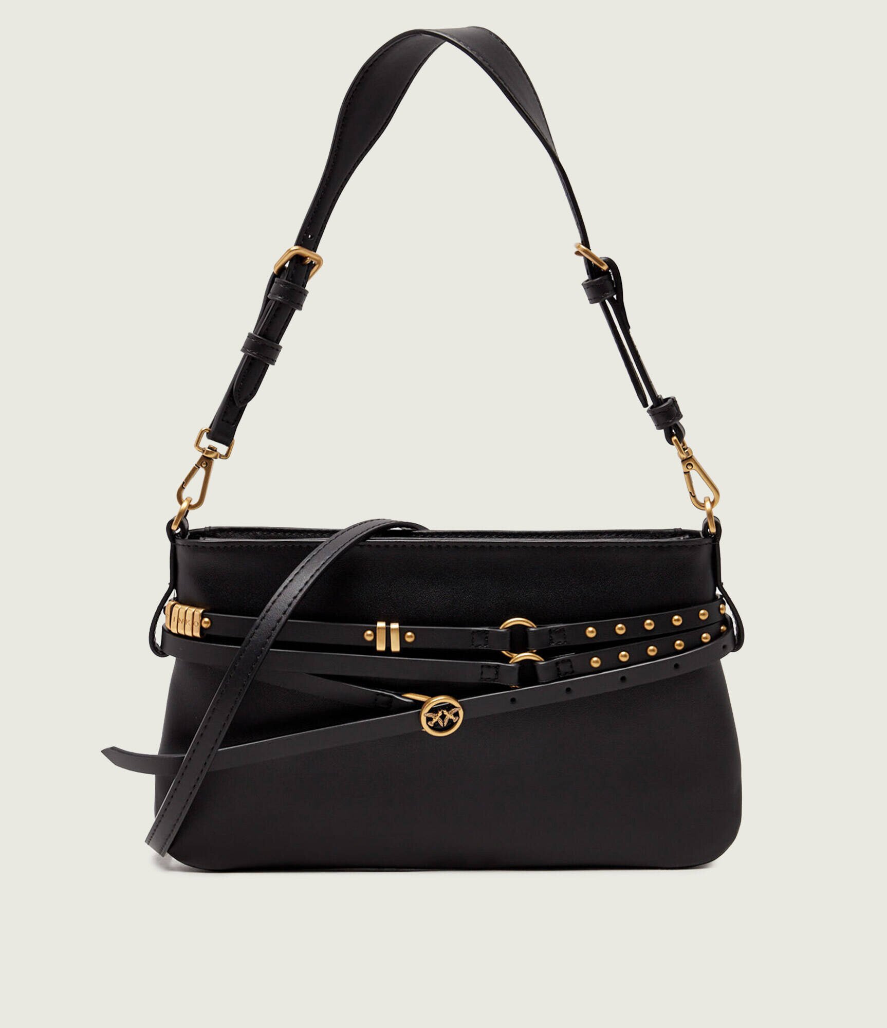 Pinko De piele geantă pe umăr BELT BAG MINI