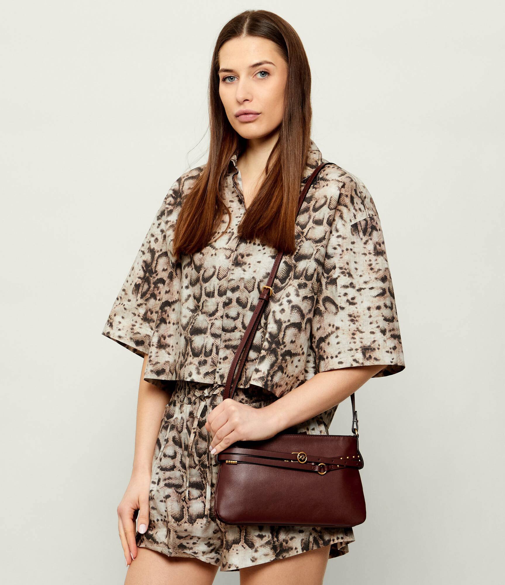 Pinko De piele geantă pe umăr Belt Bag Mini