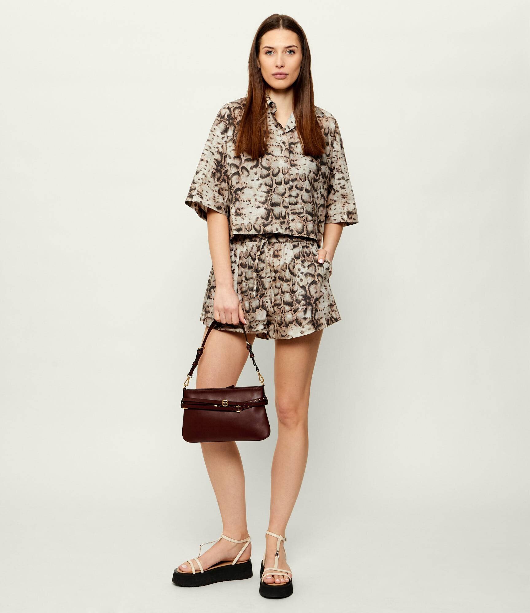 Pinko De piele geantă pe umăr Belt Bag Mini