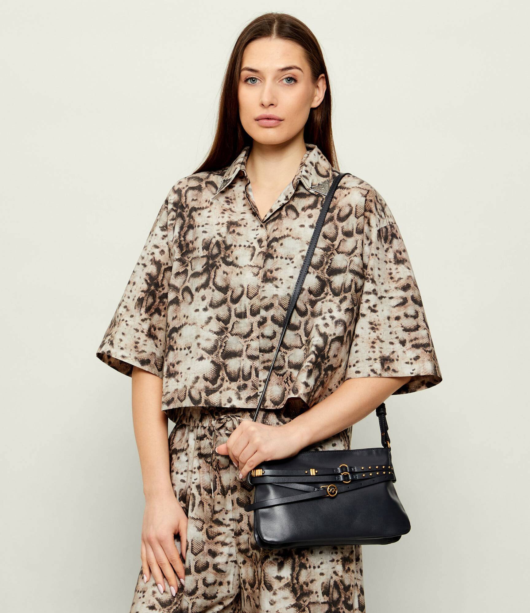 Pinko De piele geantă pe umăr Belt Bag Mini