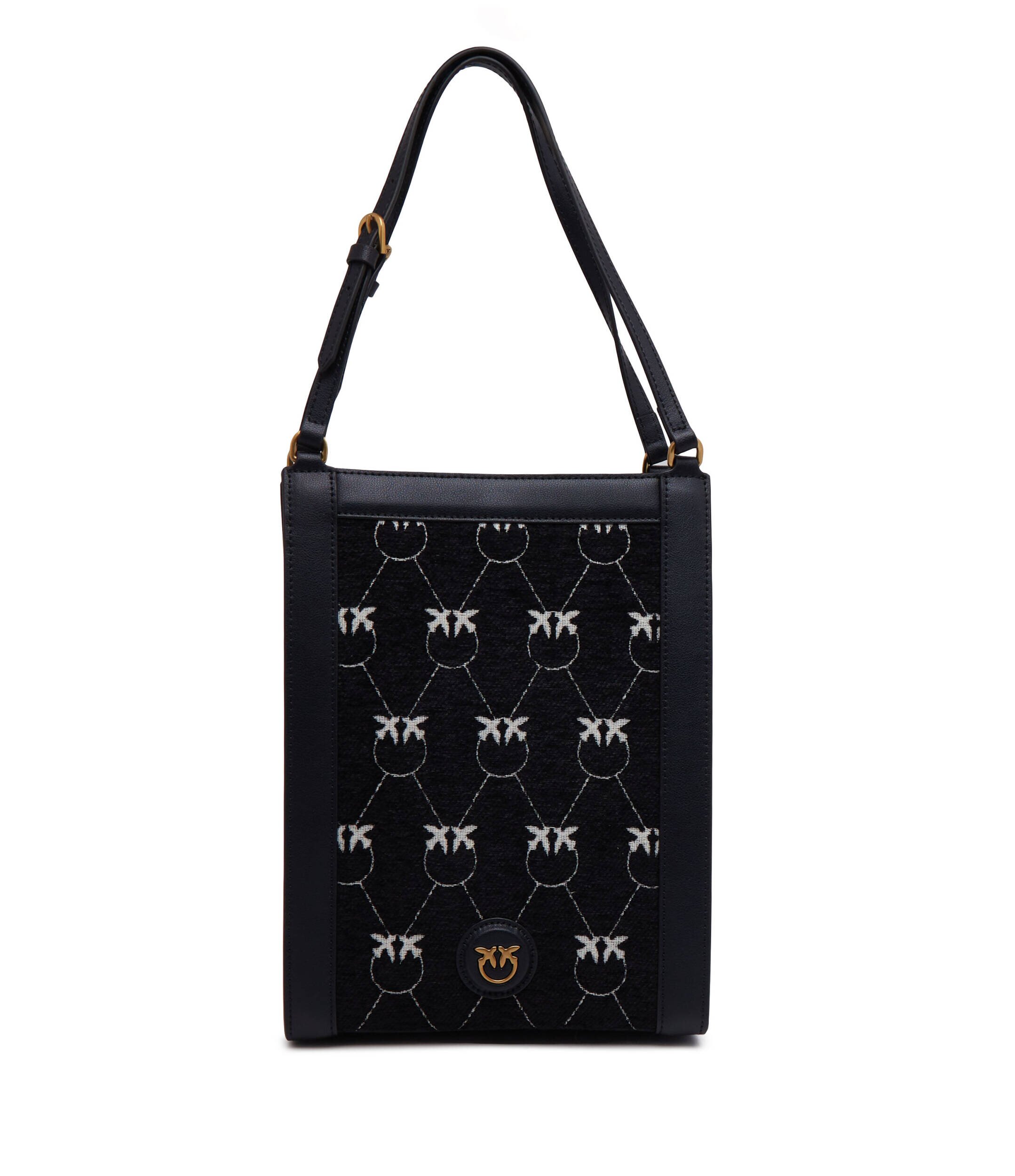 Pinko De piele geantă pe umăr Box Mini Vertical