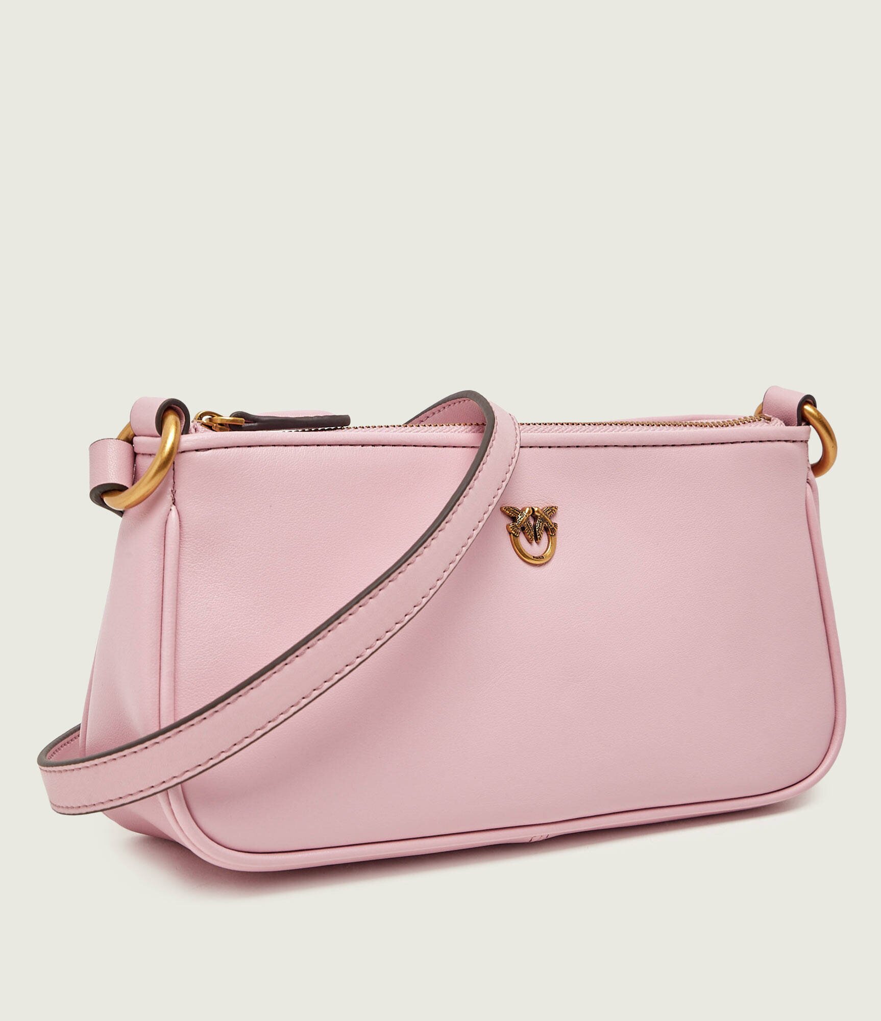 Pinko De piele geantă pe umăr HALF MOON