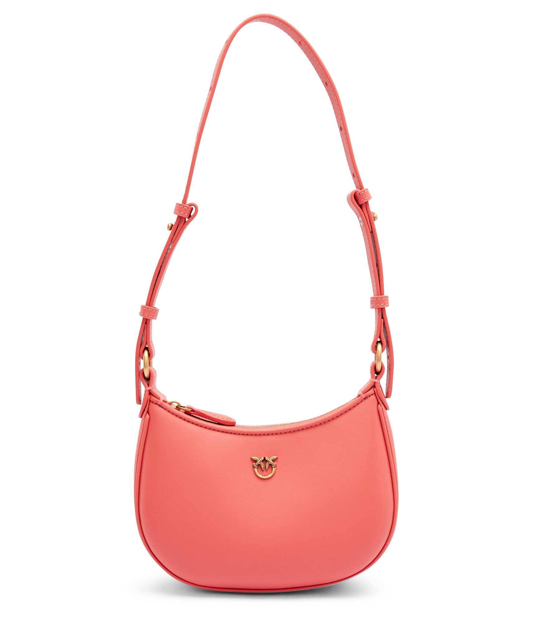 Pinko De piele geantă pe umăr HALF MOON BABY