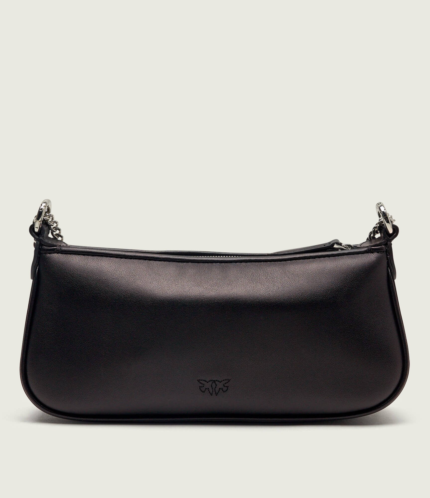 Pinko De piele geantă pe umăr HALF MOON MINI