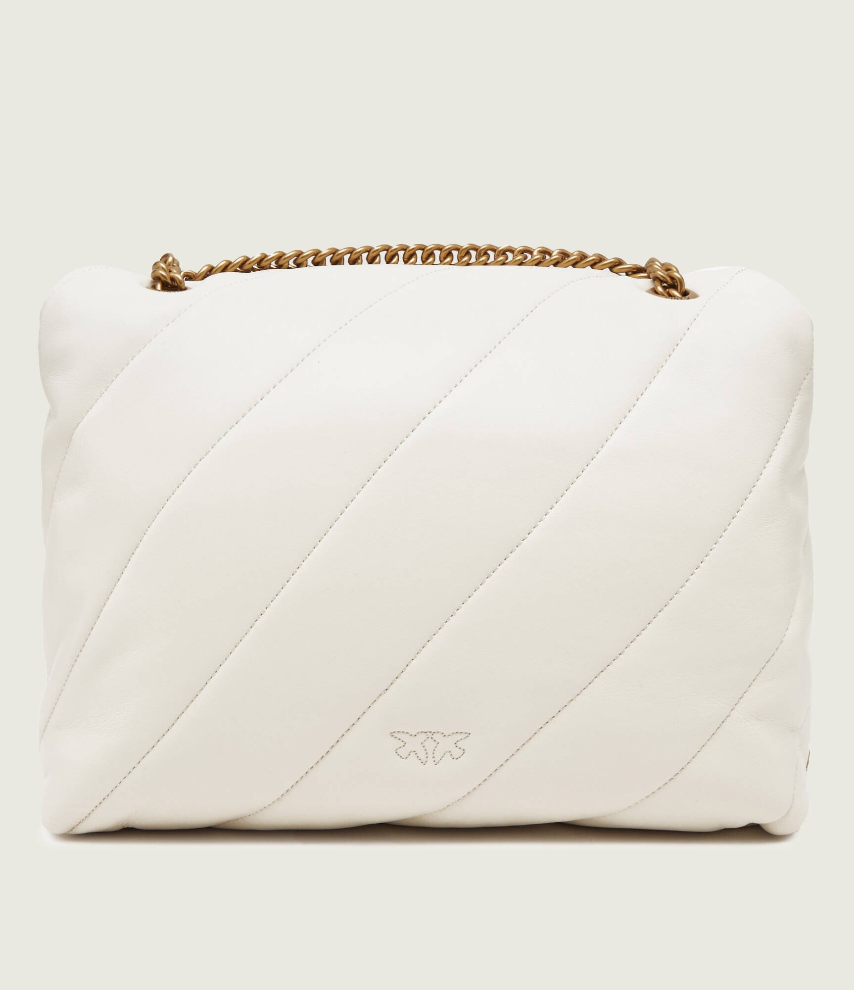 Pinko De piele geantă pe umăr LOVE BIG PUFF CL SHEEP NAPPA