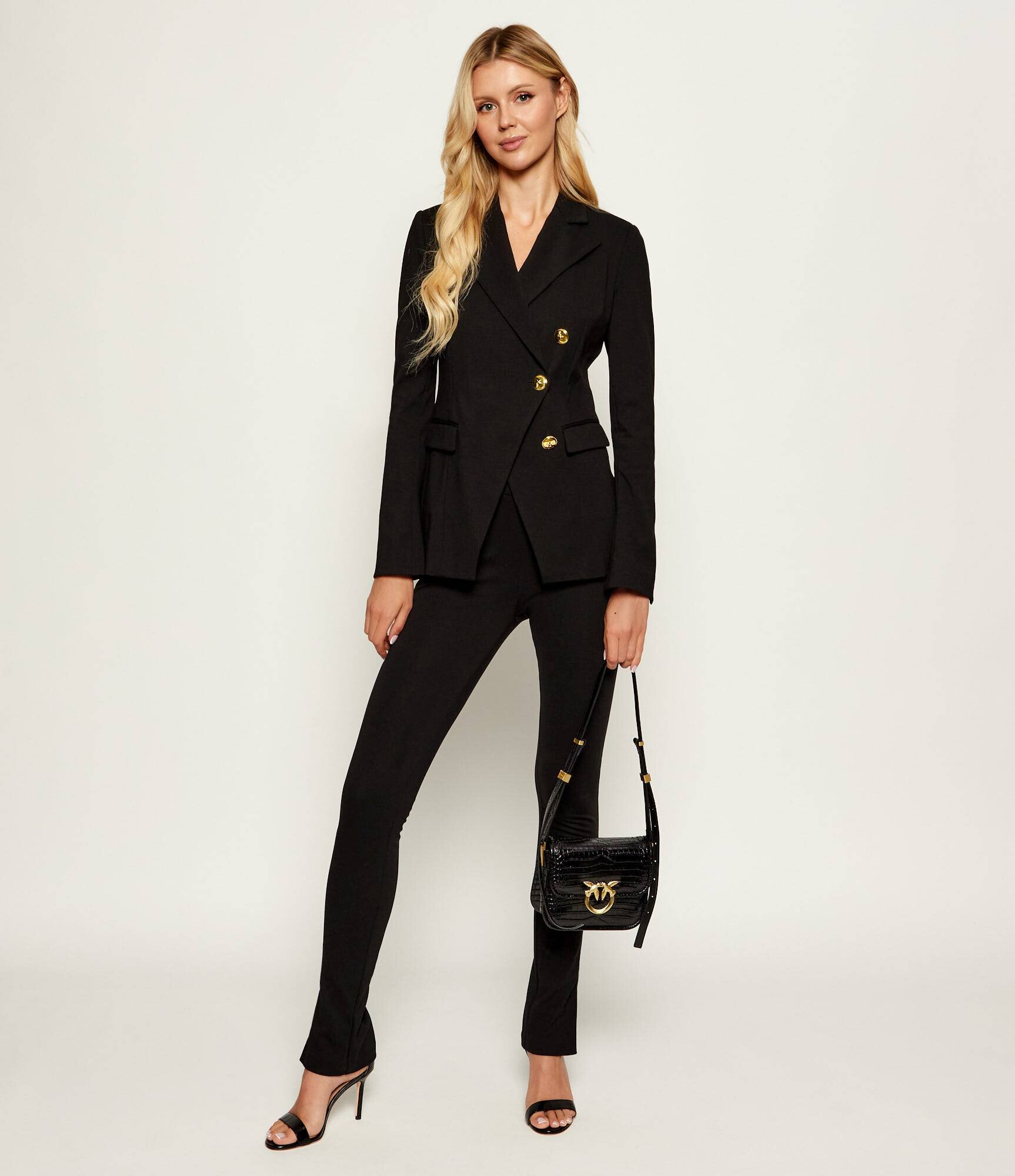 Pinko De piele geantă pe umăr Love Box Bag Fl Mini