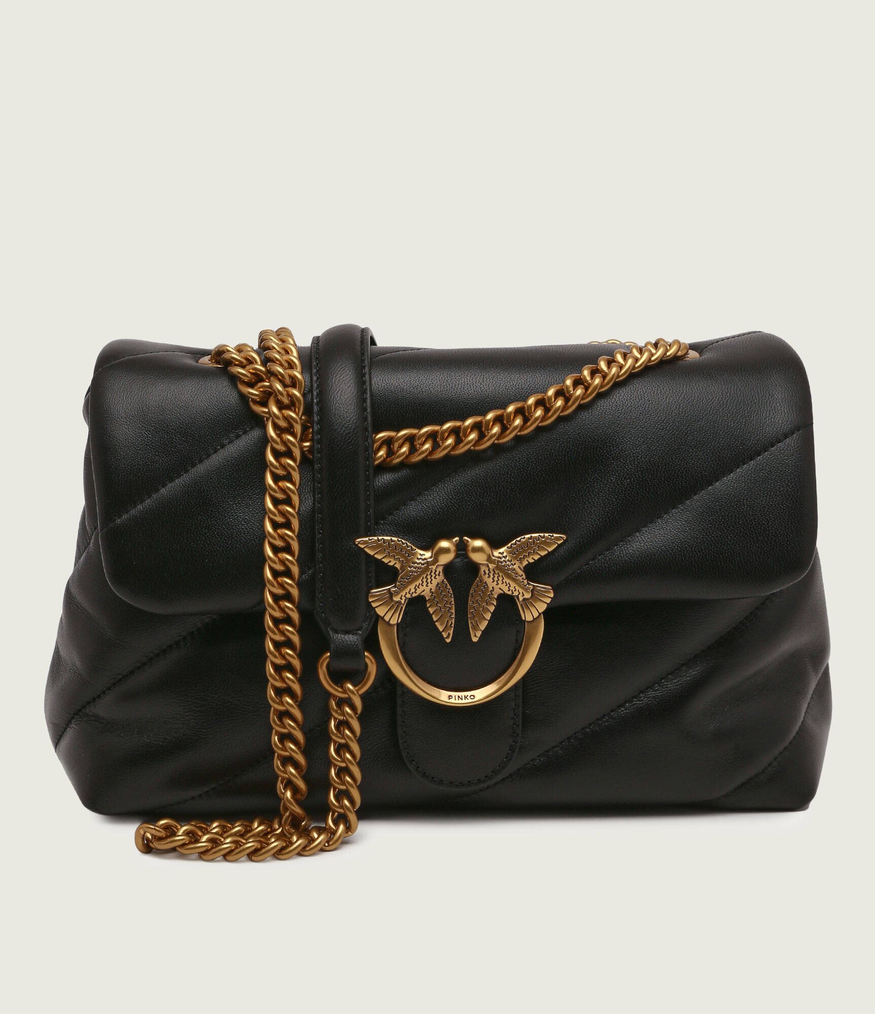 Pinko De piele geantă pe umăr LOVE CLASSIC PUFF