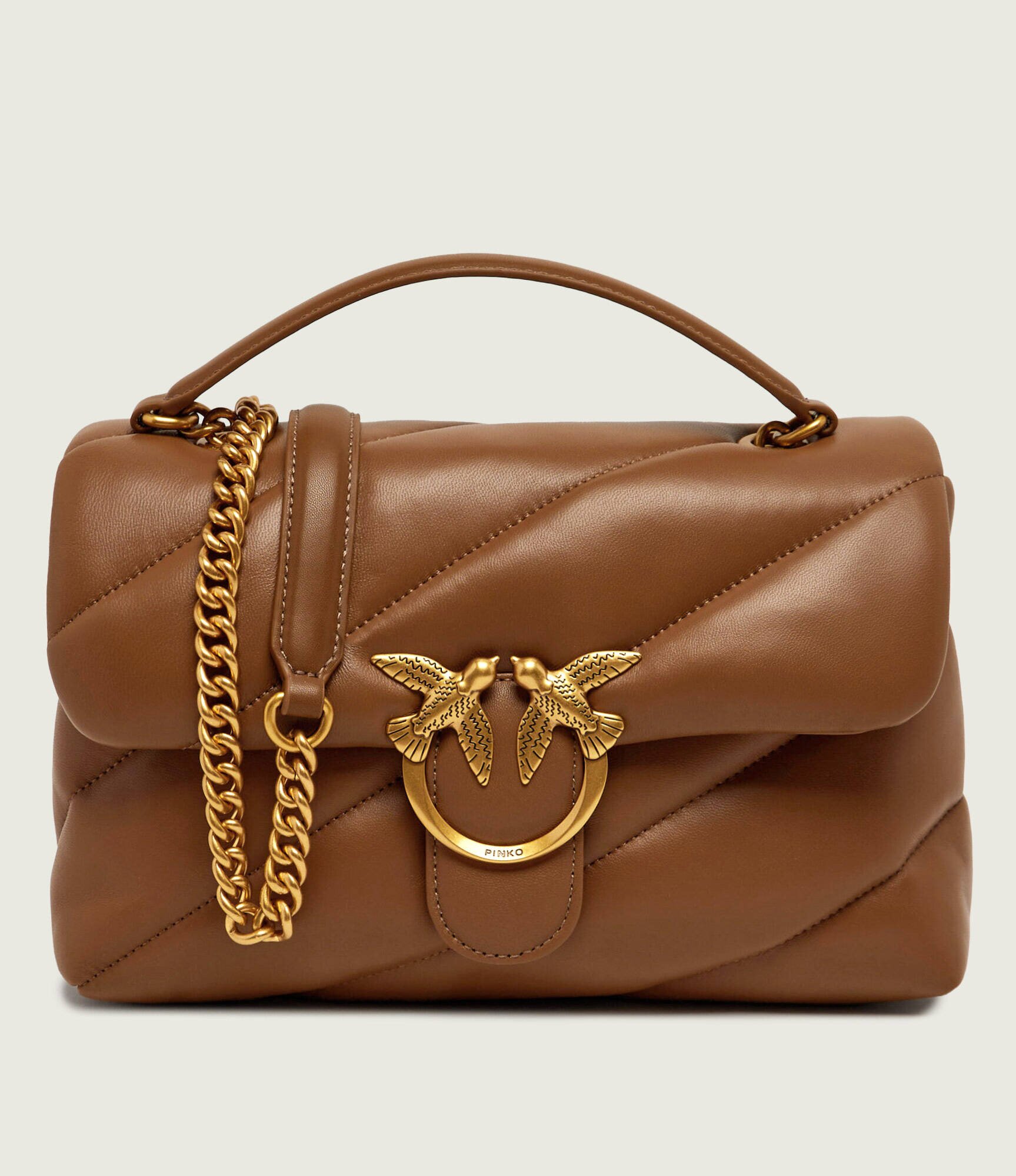 Pinko De piele geantă pe umăr Love Classic Puff