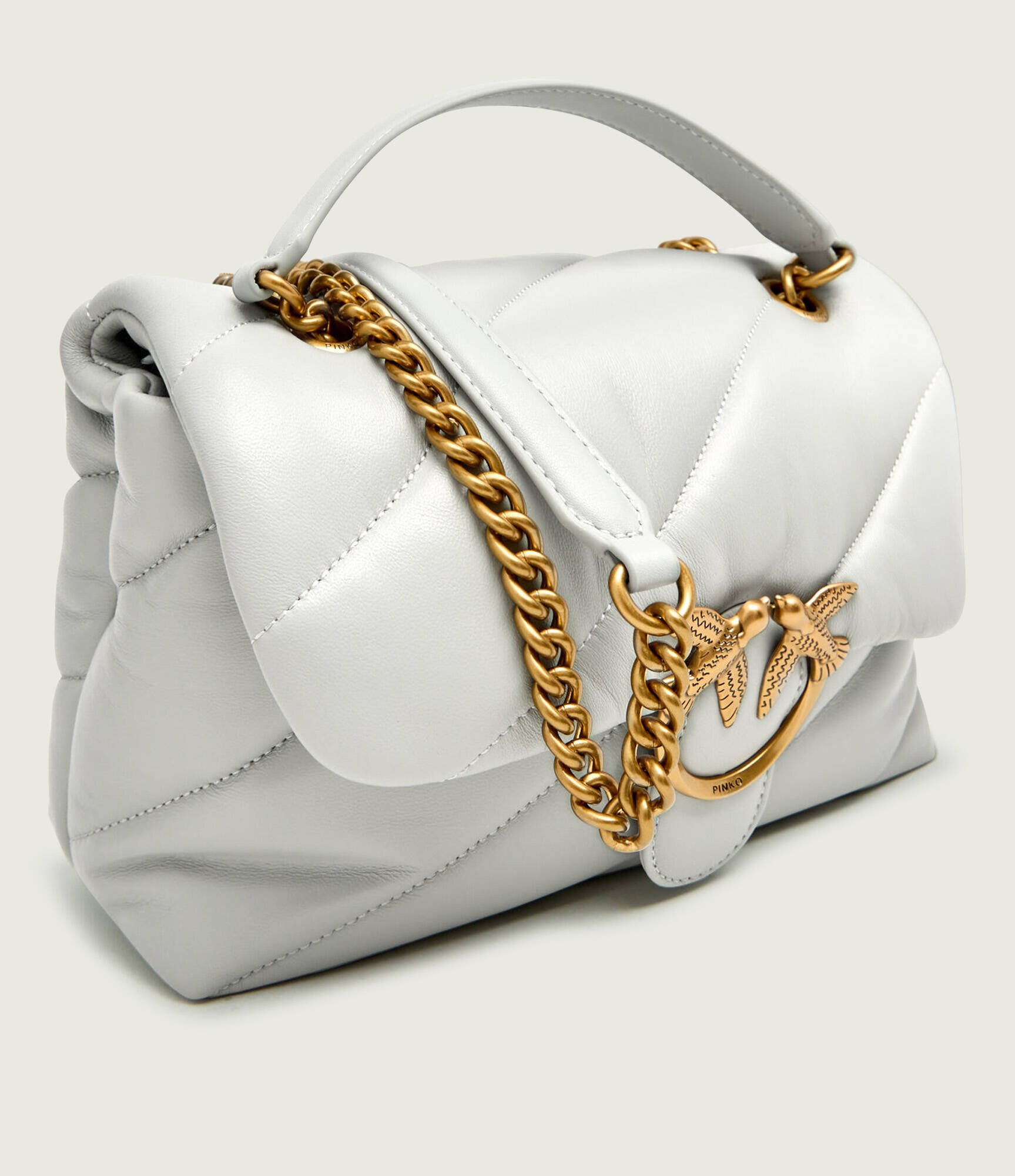 Pinko De piele geantă pe umăr LOVE CLASSIC PUFF