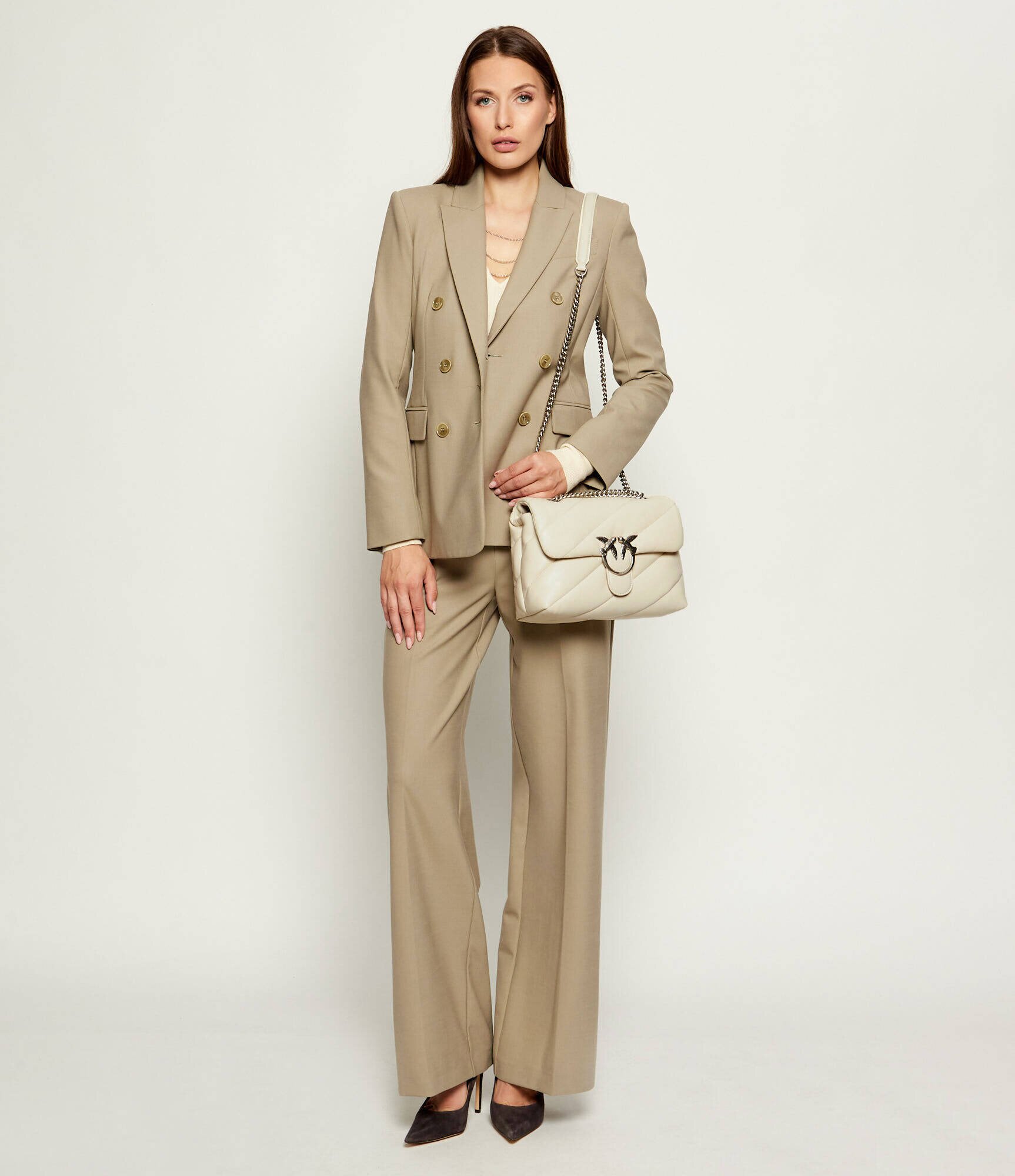Pinko De piele geantă pe umăr LOVE CLASSIC PUFF
