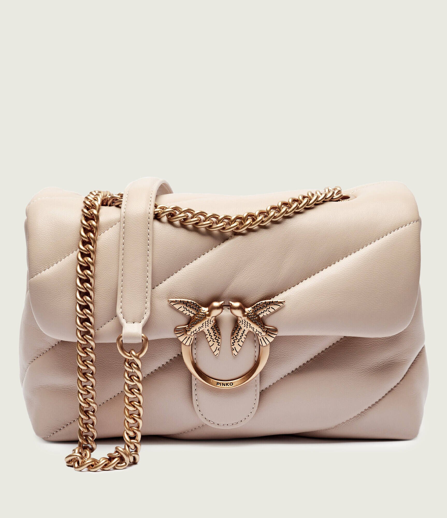 Pinko De piele geantă pe umăr Love Classic Puff