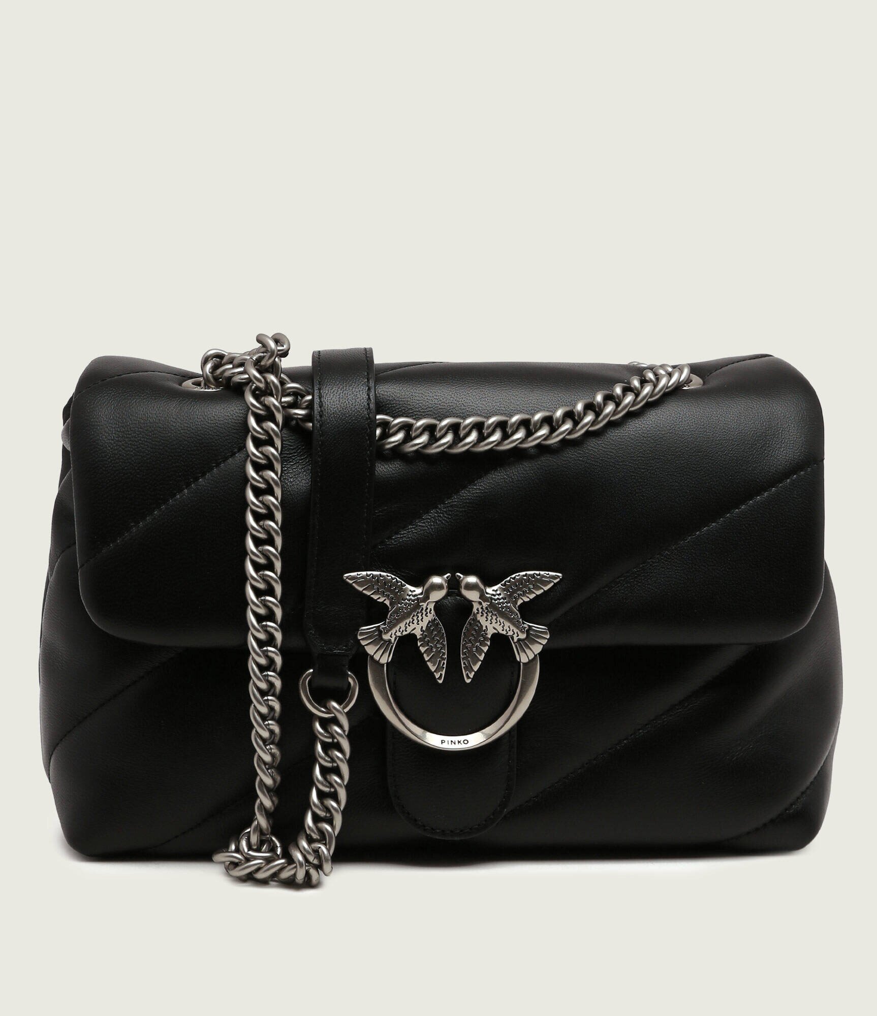 Pinko De piele geantă pe umăr LOVE CLASSIC PUFF