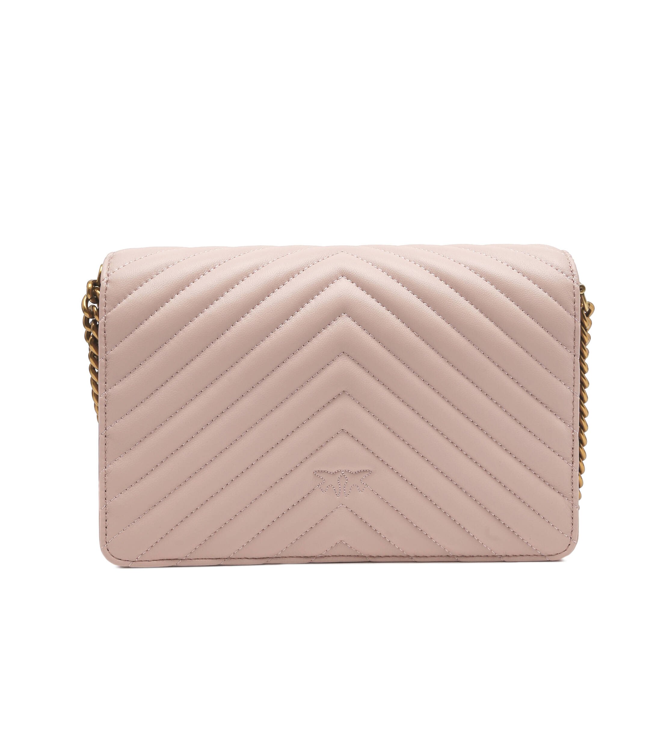 Pinko De piele geantă pe umăr Love Click Classic