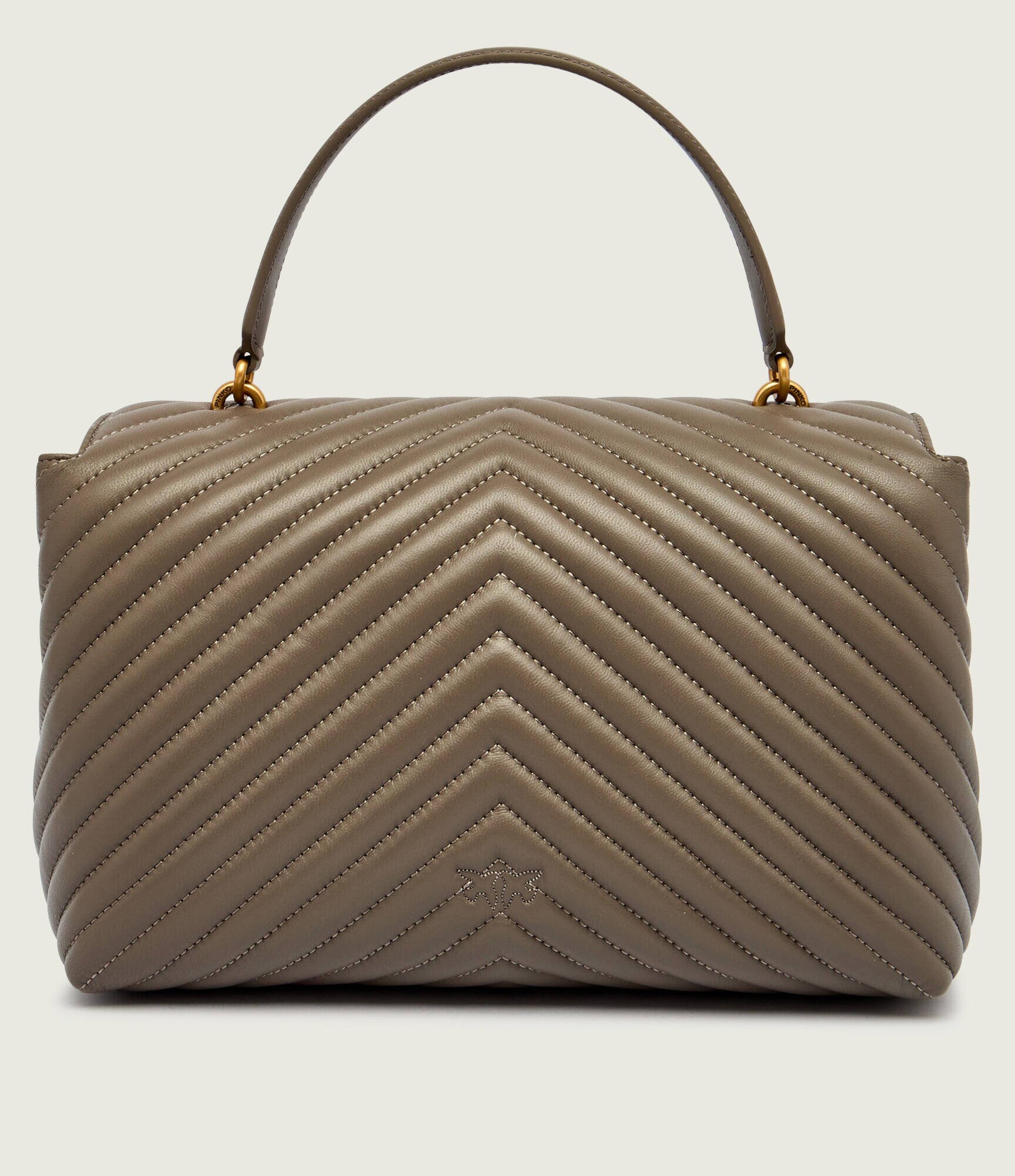Pinko De piele geantă pe umăr Love Lady Puff