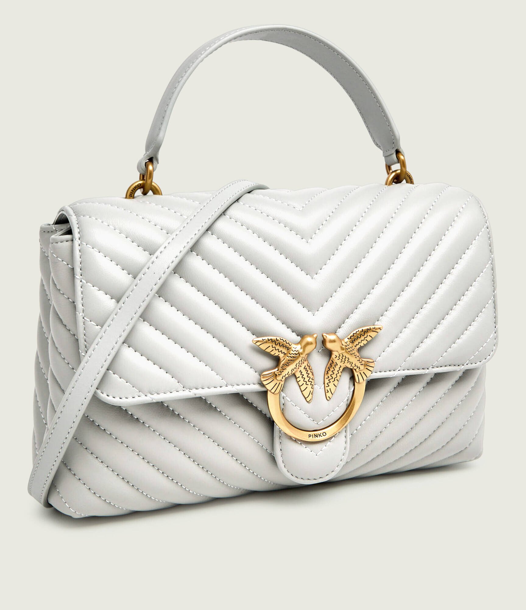 Pinko De piele geantă pe umăr LOVE LADY PUFF CLASSIC