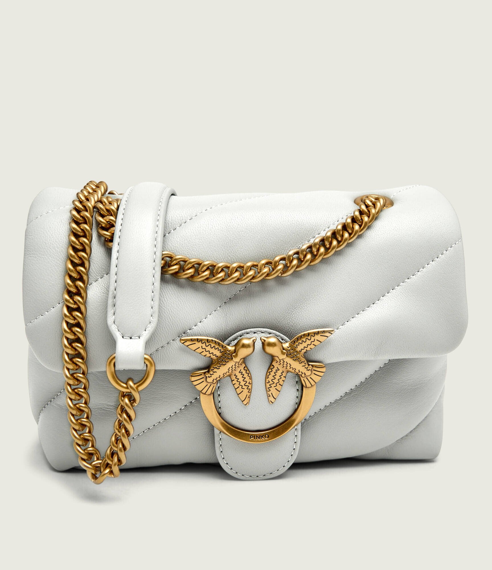 Pinko De piele geantă pe umăr LOVE MINI PUFF CL PLTT