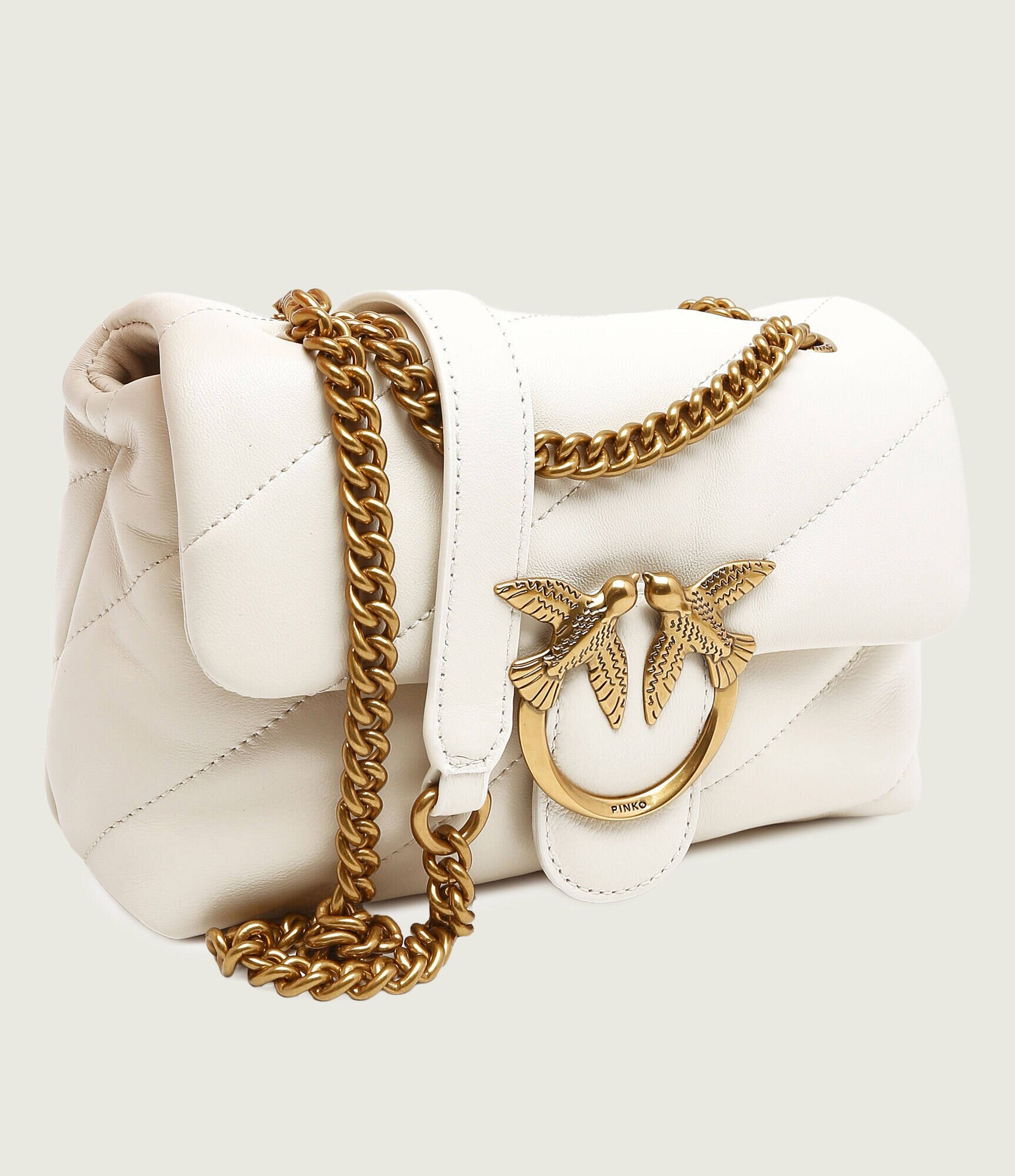 Pinko De piele geantă pe umăr LOVE MINI PUFF CL PLTT